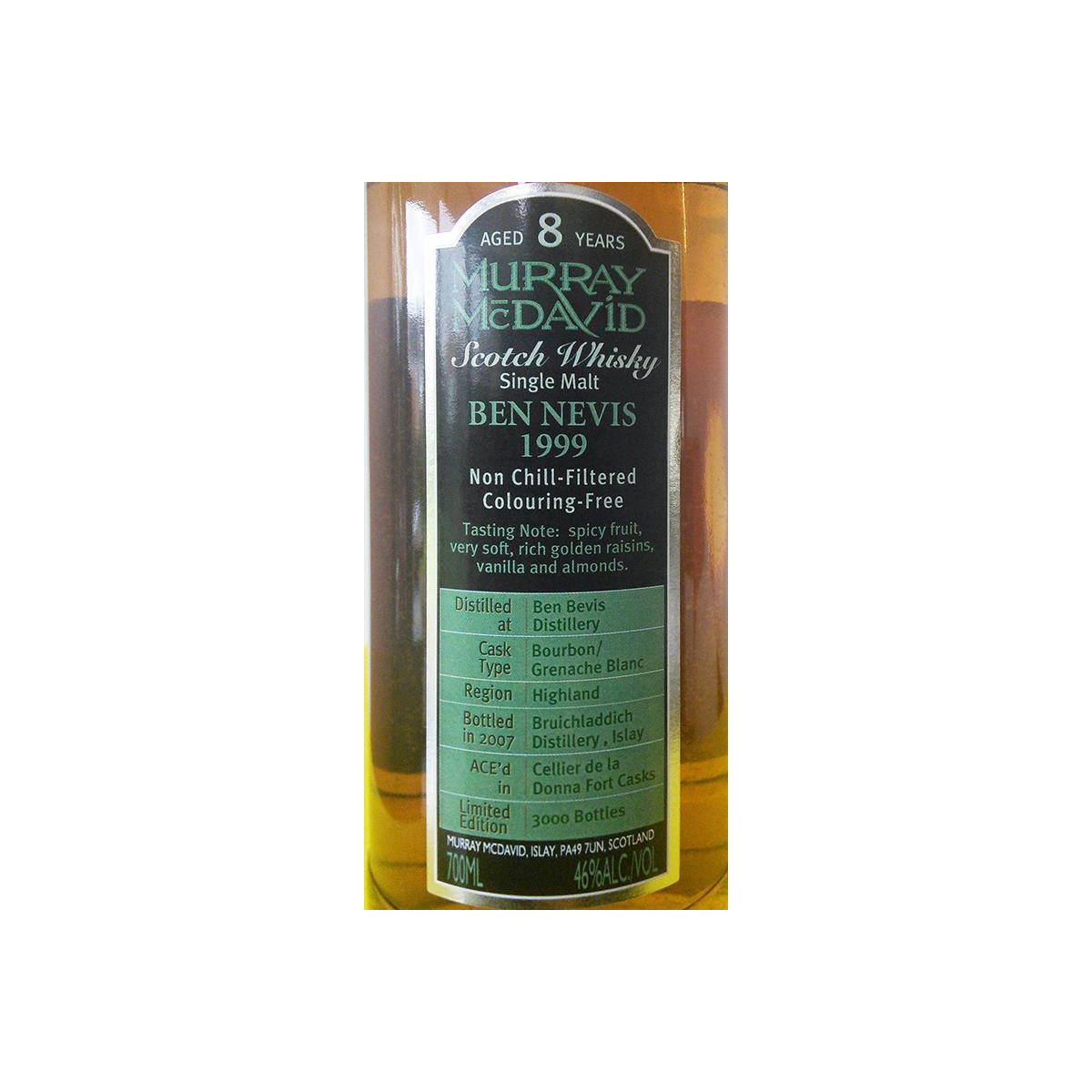 Ben Nevis 1999 8 Years Single Malt Whisky 2