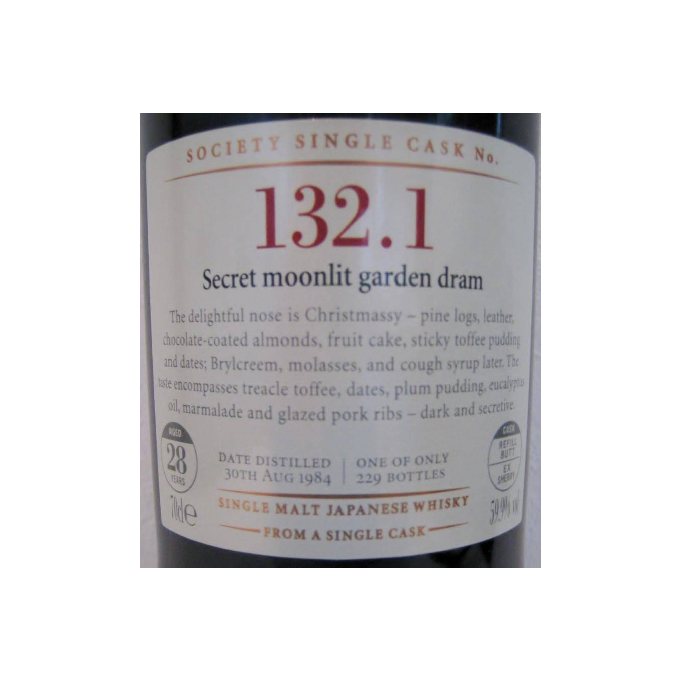 The Scotch Malt Whisky Society 1984 28 Years Single Malt Whisky 3