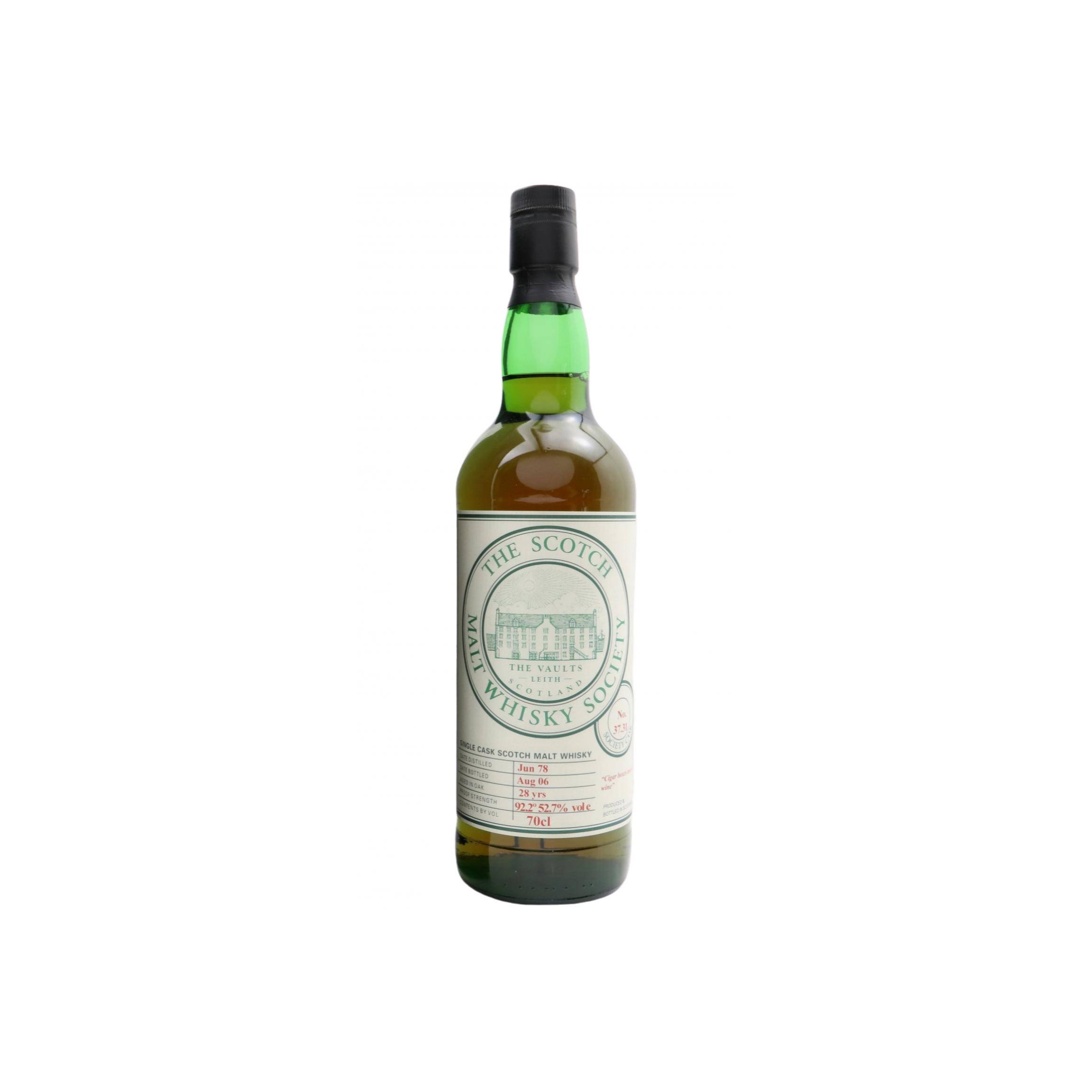 The Scotch Malt Whisky Society 1978 28 Years Single Malt Whisky