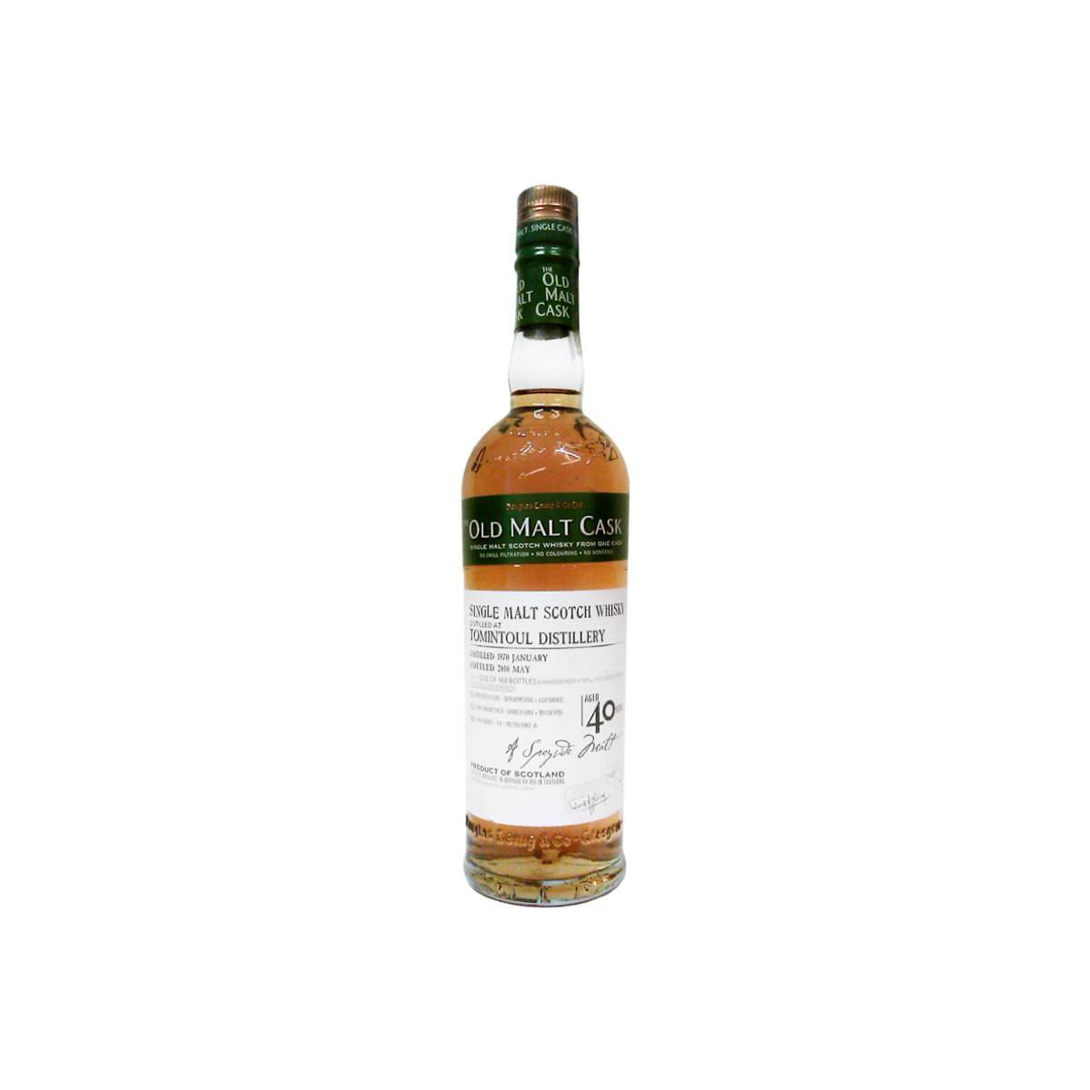 Tomintoul Old Malt Cask 1970 40 Years Single Malt Whisky
