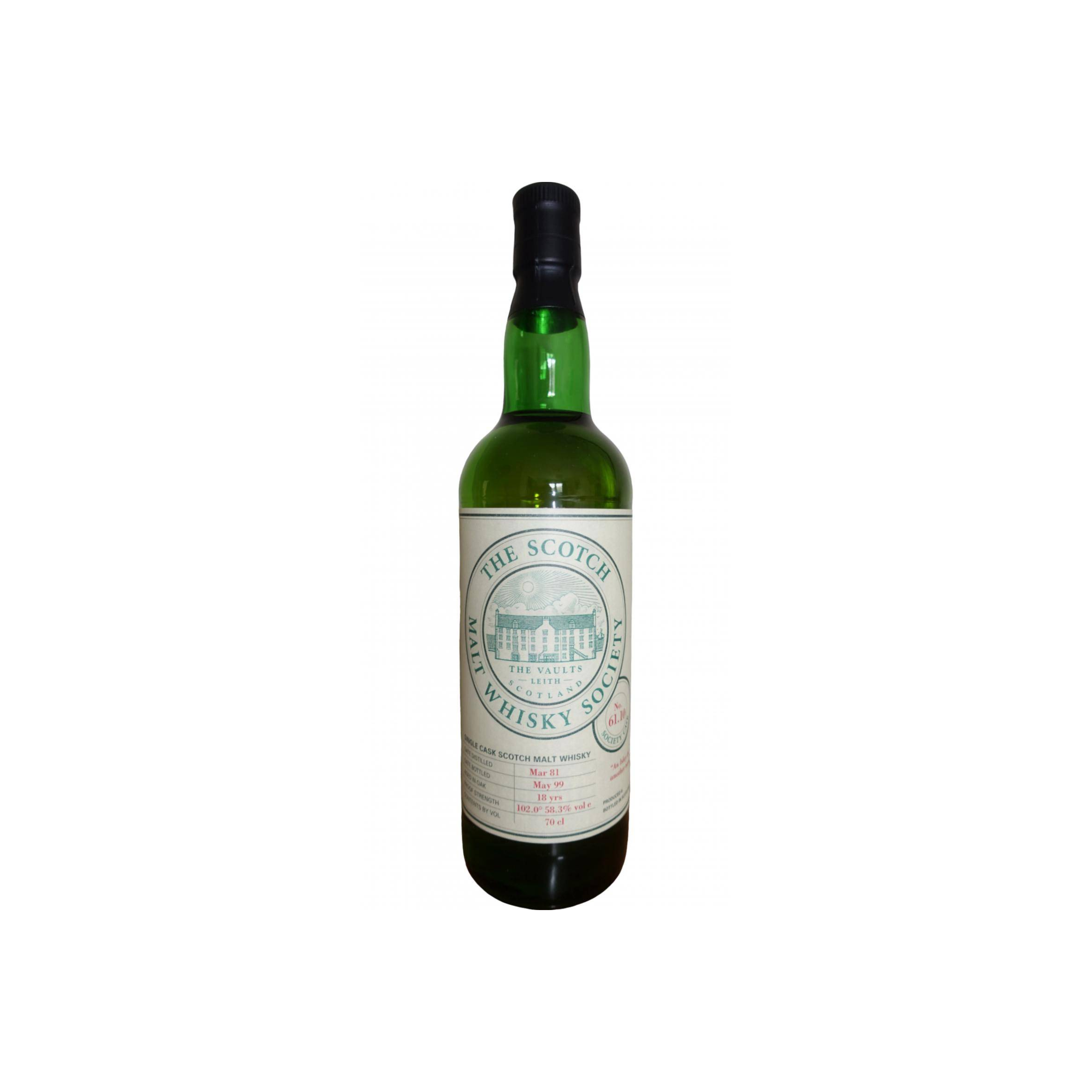 The Scotch Malt Whisky Society 1981 18 Years Single Malt Whisky