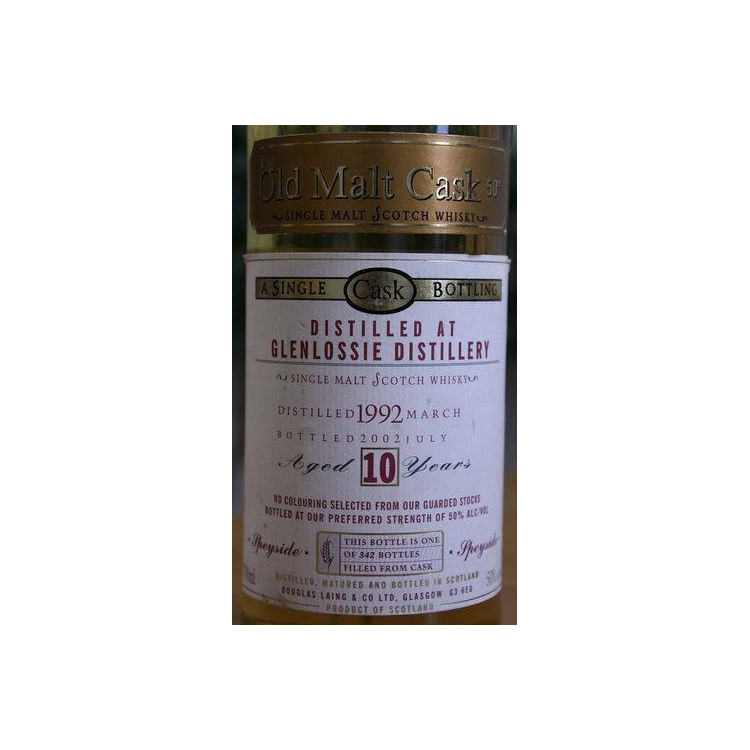 Glenlossie Old Malt Cask 1992 10 Years Single Malt Whisky 3