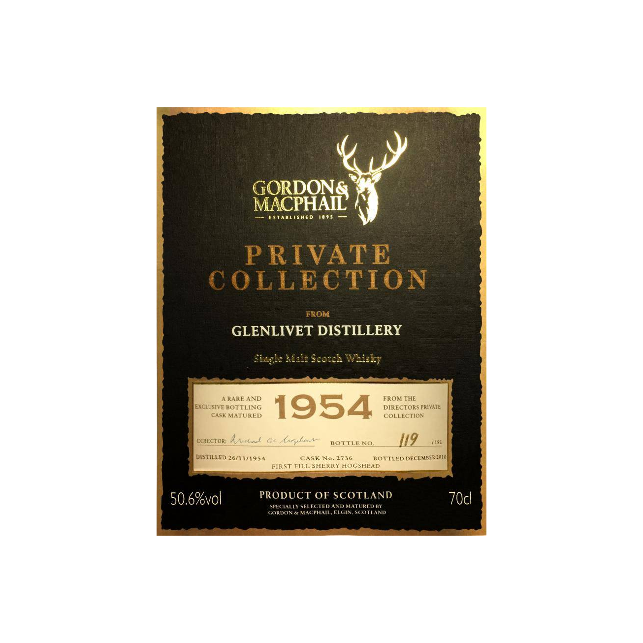 The Glenlivet 1954 56 Years Single Malt Whisky 3