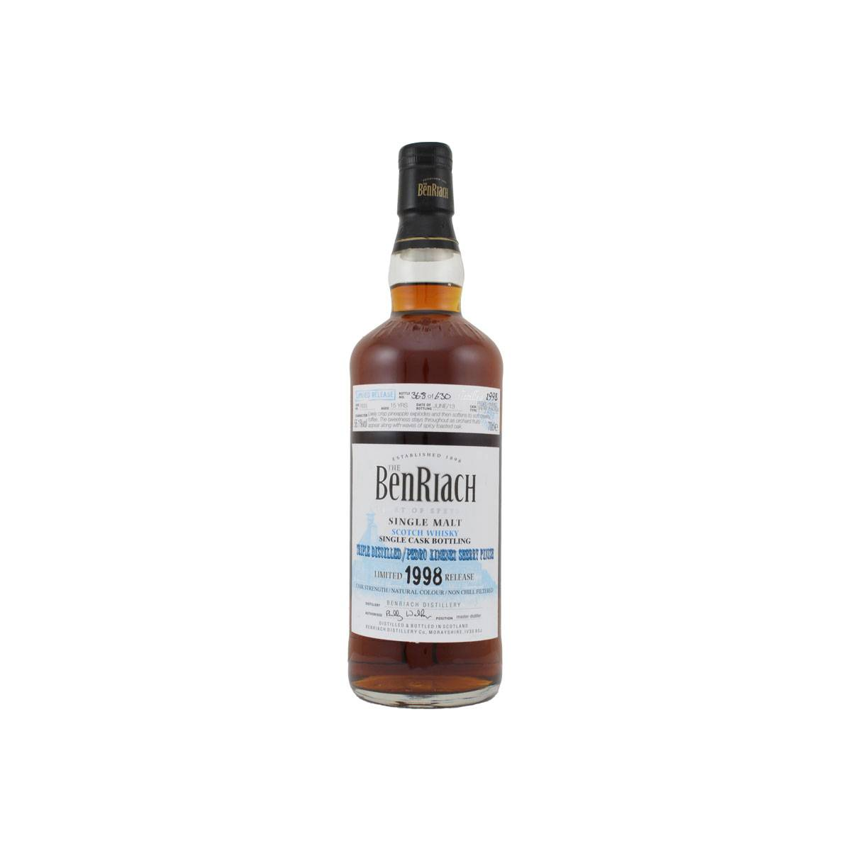 BenRiach 1998 15 Years Single Malt Whisky