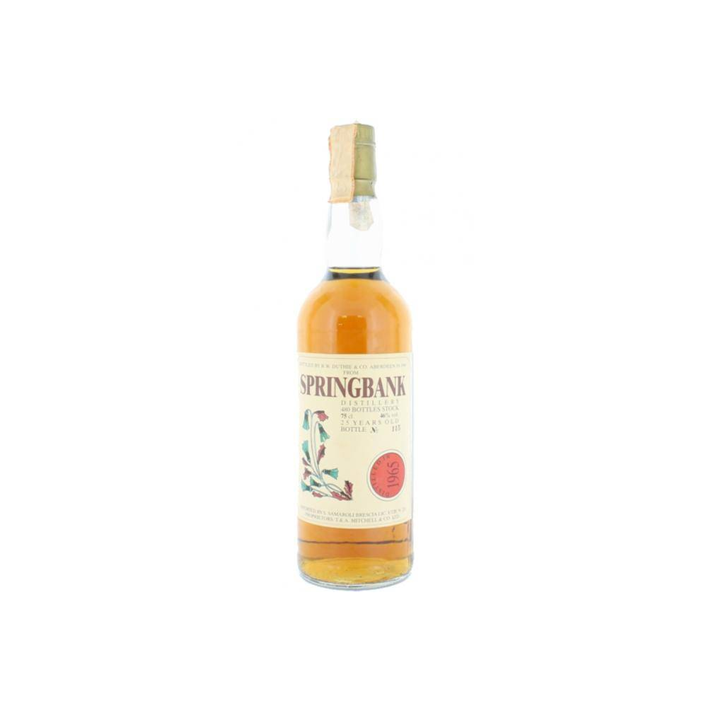 Springbank 1965 25 Years Single Malt Whisky