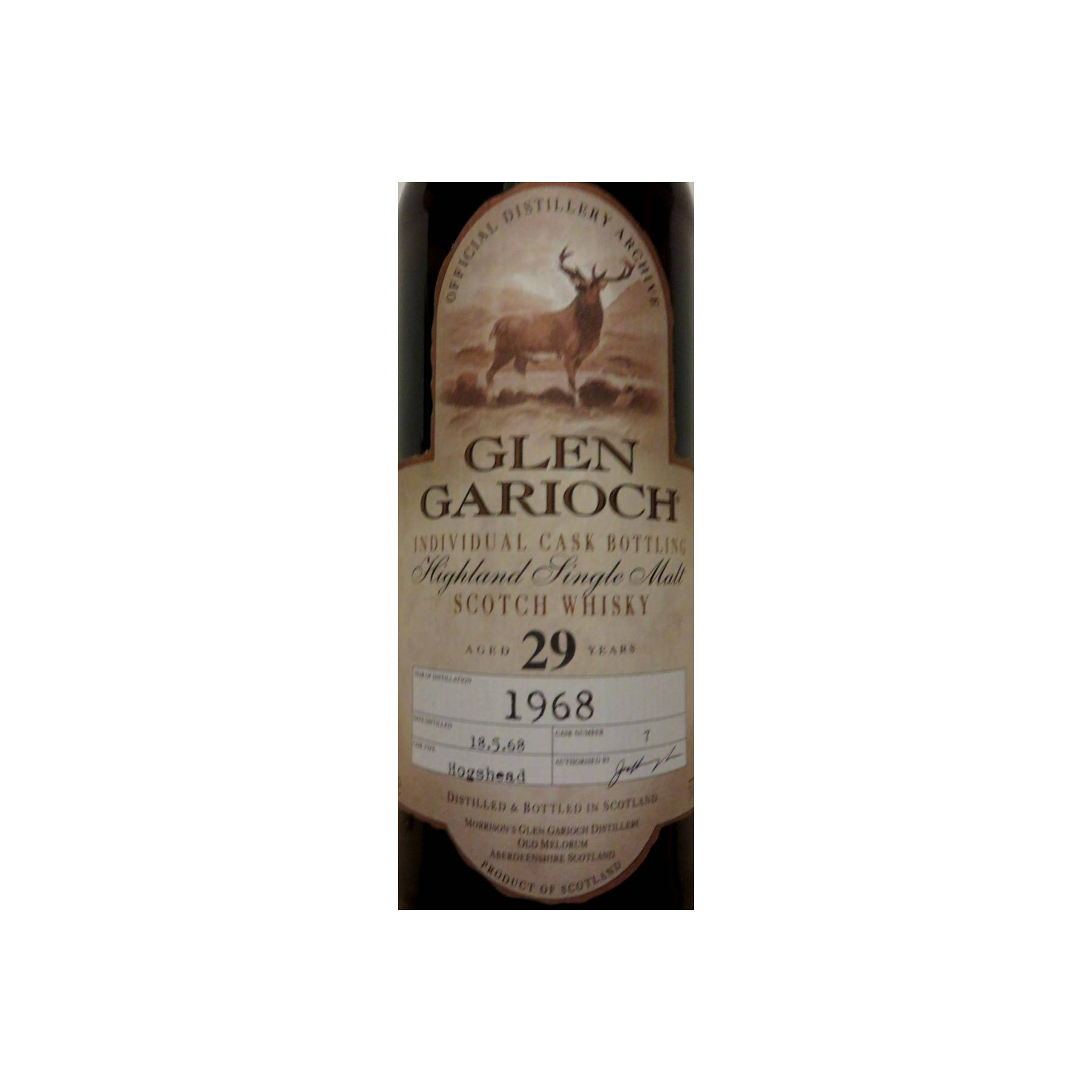 Glen Garioch Individual Cask Bottling 1968 29 Years Single Malt Whisky 2