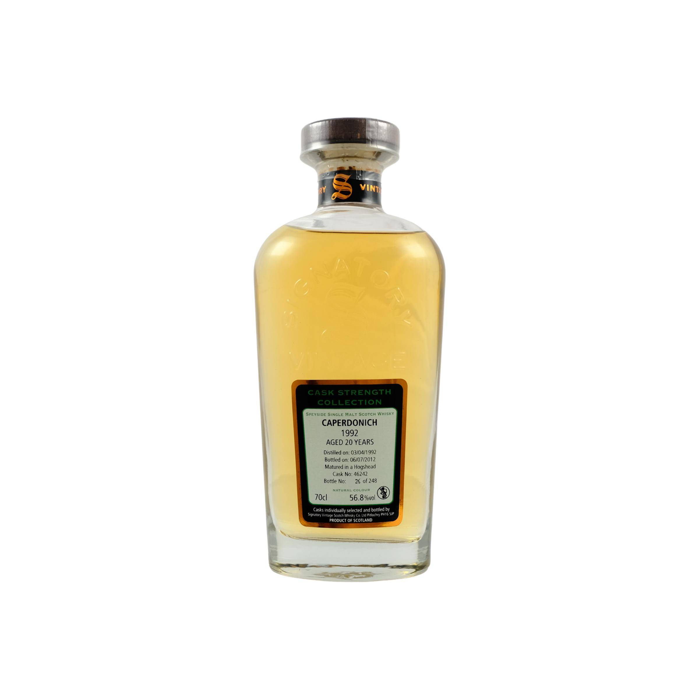 Caperdonich Cask Strength Collection 1992 20 Years Single Malt Whisky