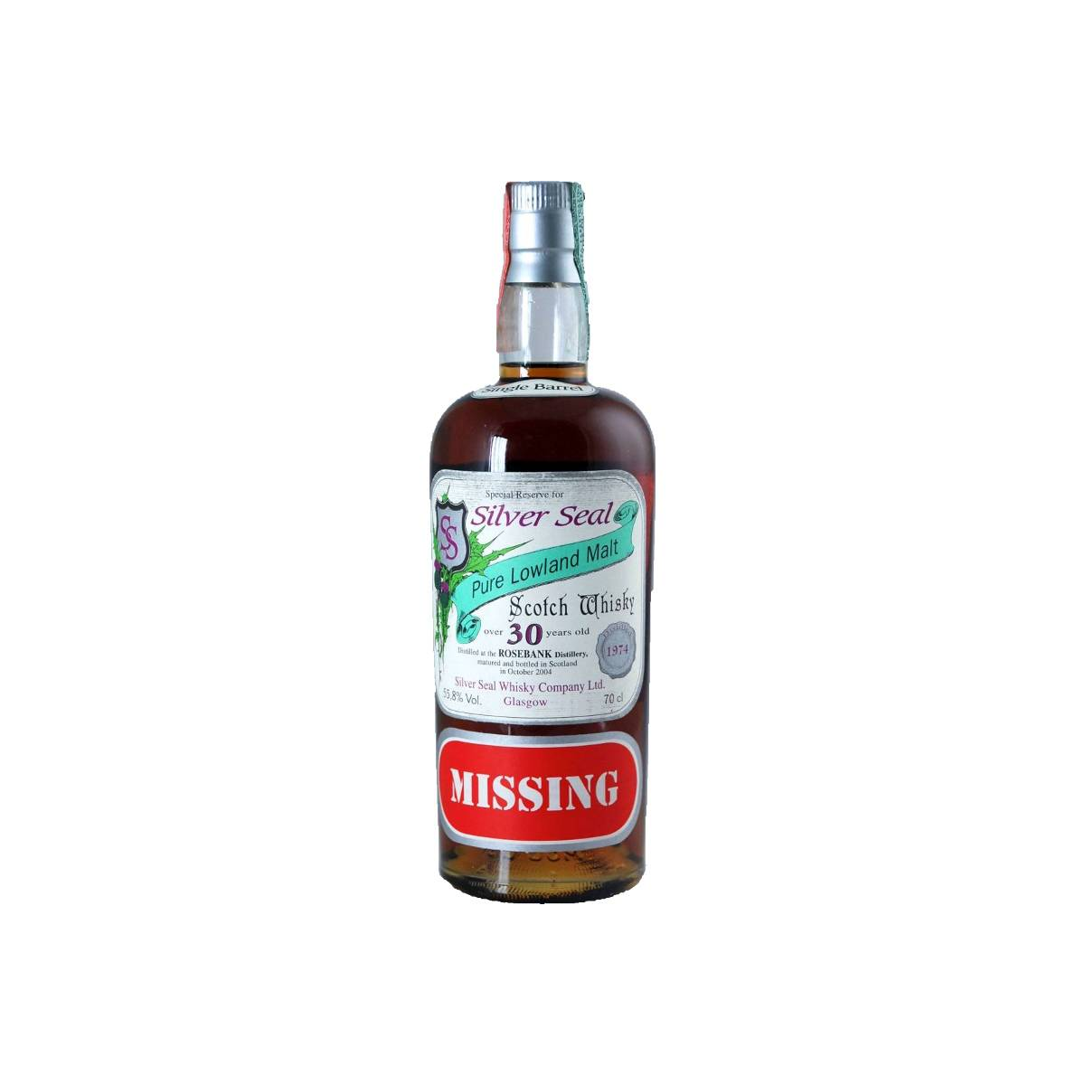 Rosebank 1974 30 Years Single Malt Whisky