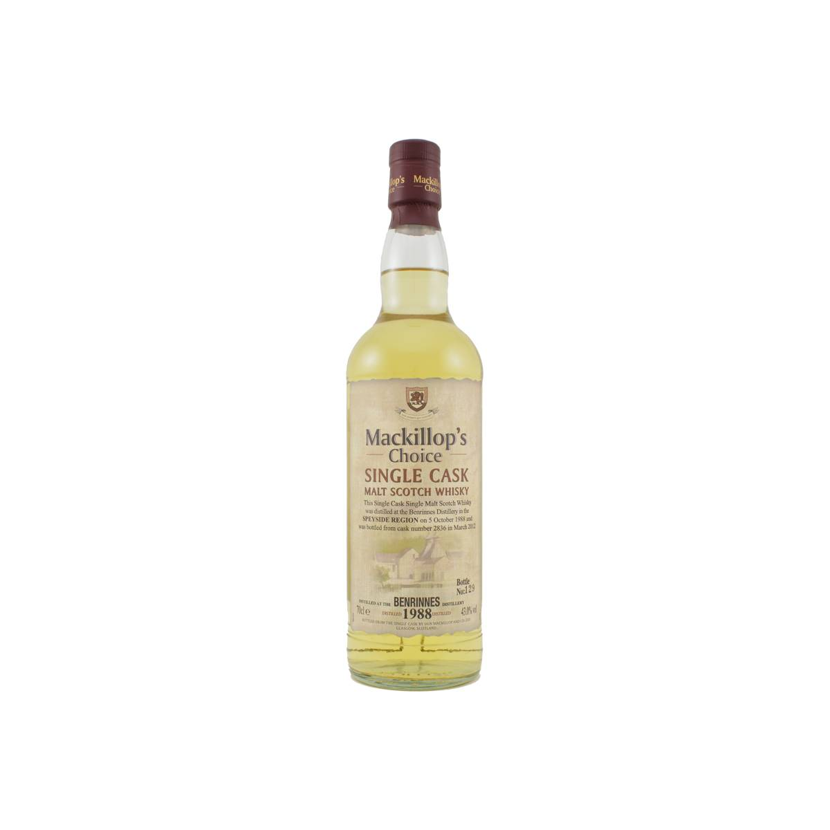 Benrinnes Single Cask 1988 23 Years Single Malt Whisky