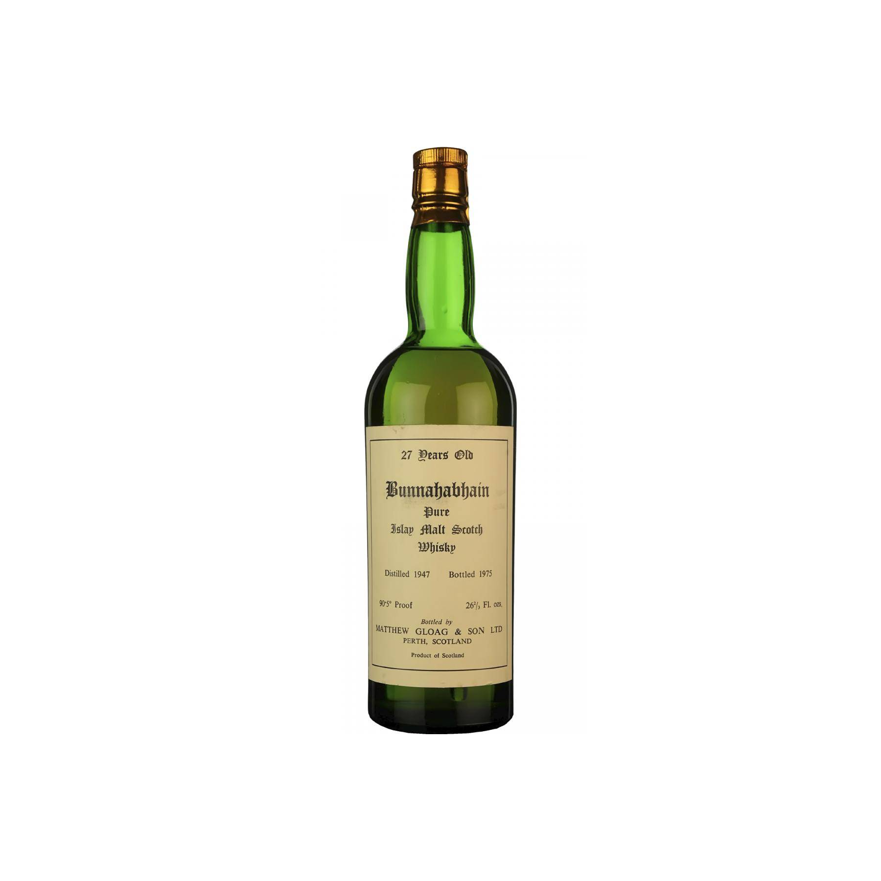 Bunnahabhain 1947 27 Years Single Malt Whisky