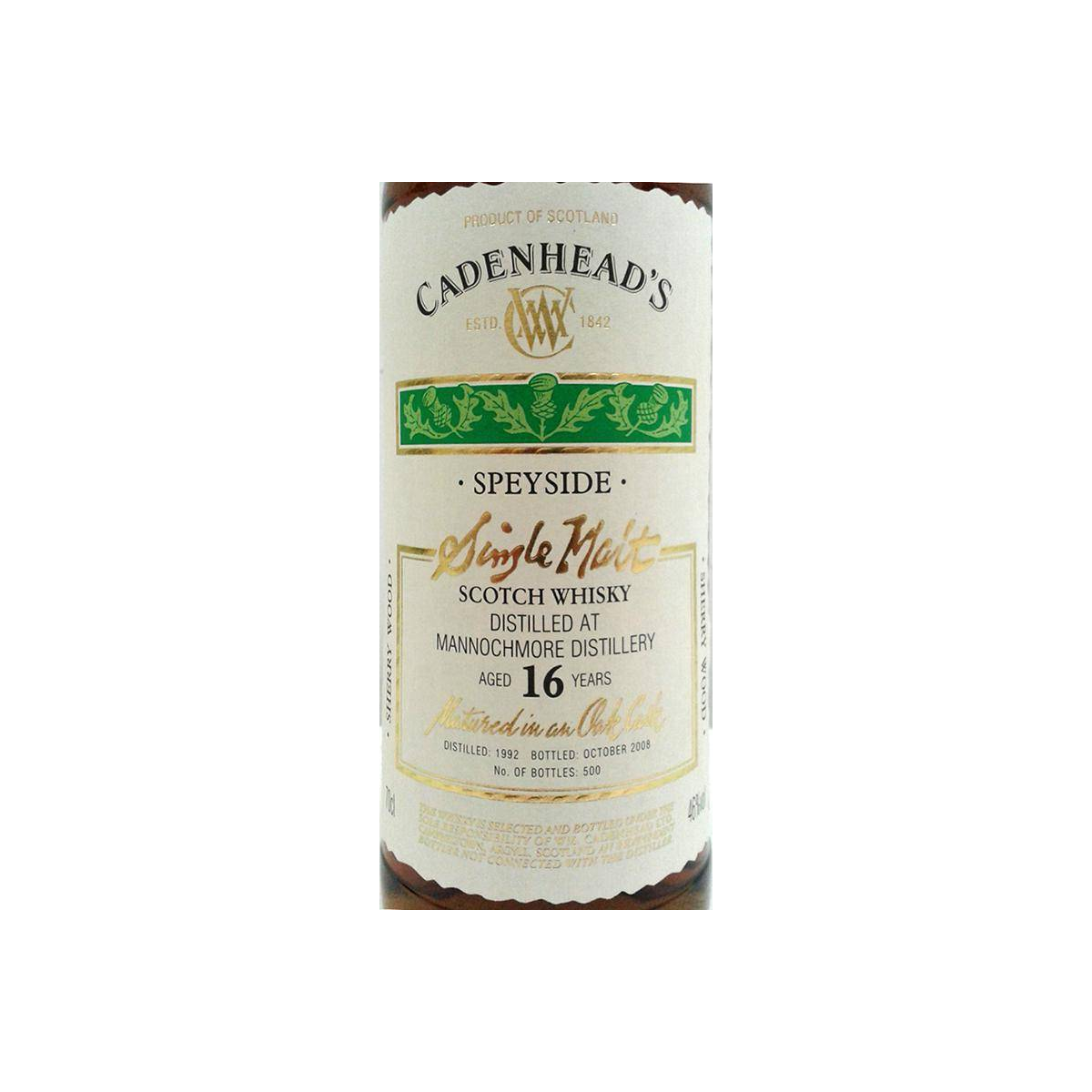 Mannochmore 1992 16 Years Single Malt Whisky