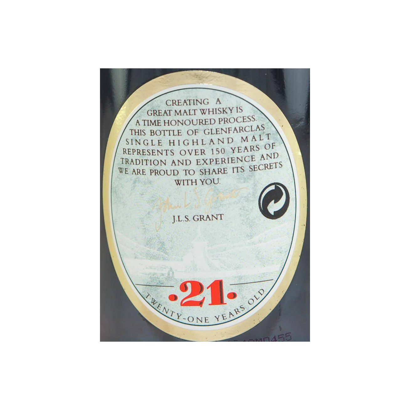 Glenfarclas 21 Years Single Malt Whisky 3