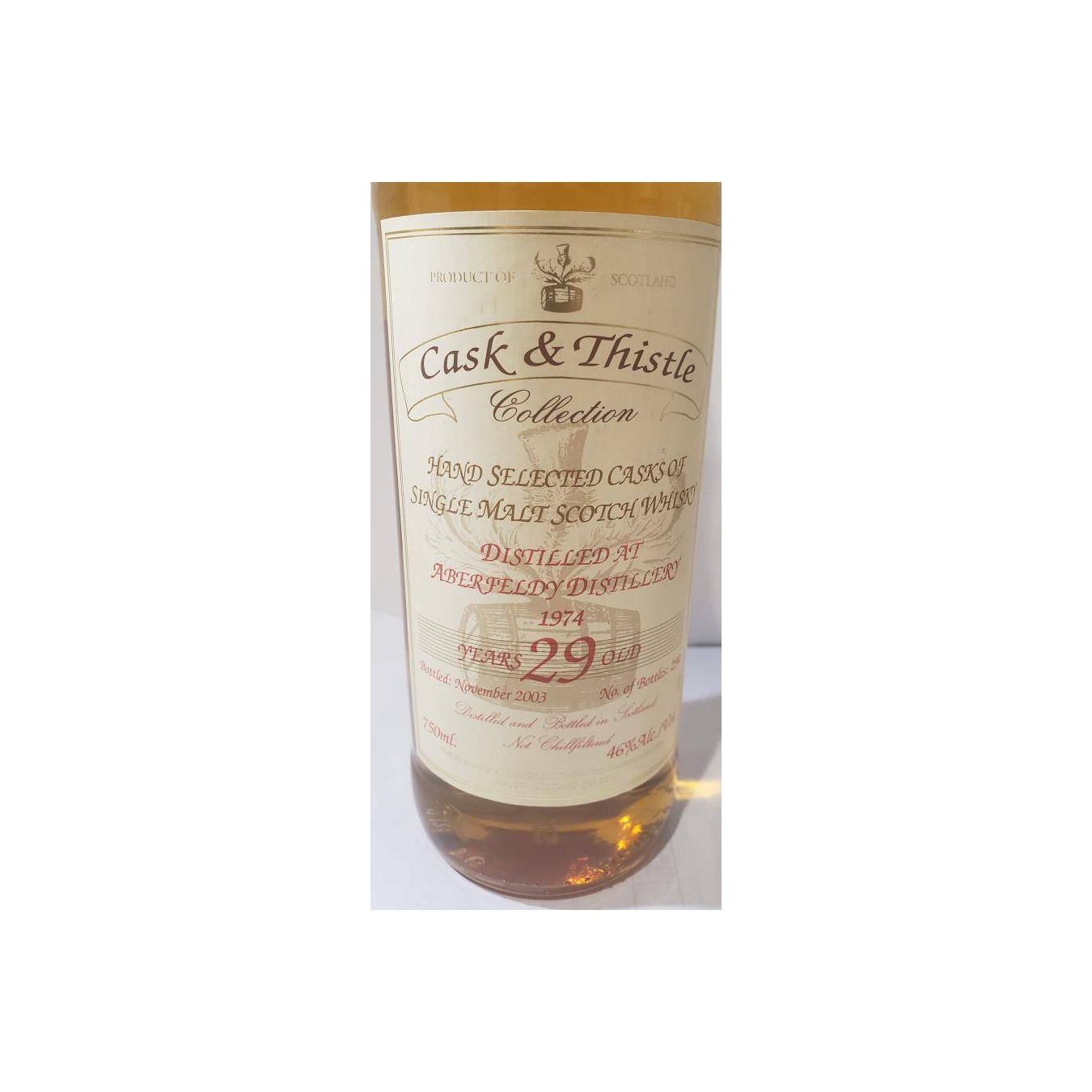 Aberfeldy 1974 29 Years Single Malt Whisky 2