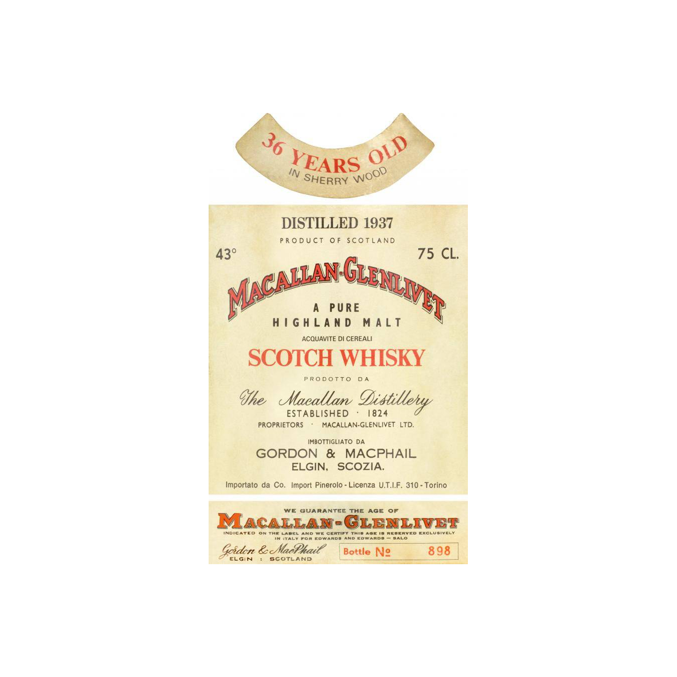 The Macallan 1937 36 Years Single Malt Whisky 2