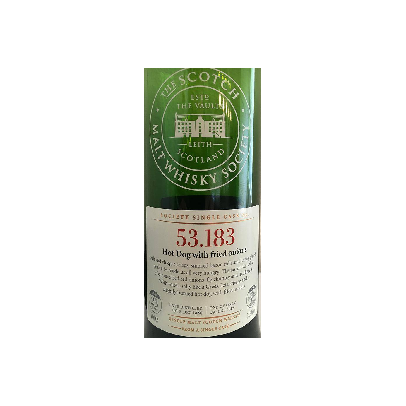 The Scotch Malt Whisky Society 1989 23 Years Single Malt Whisky