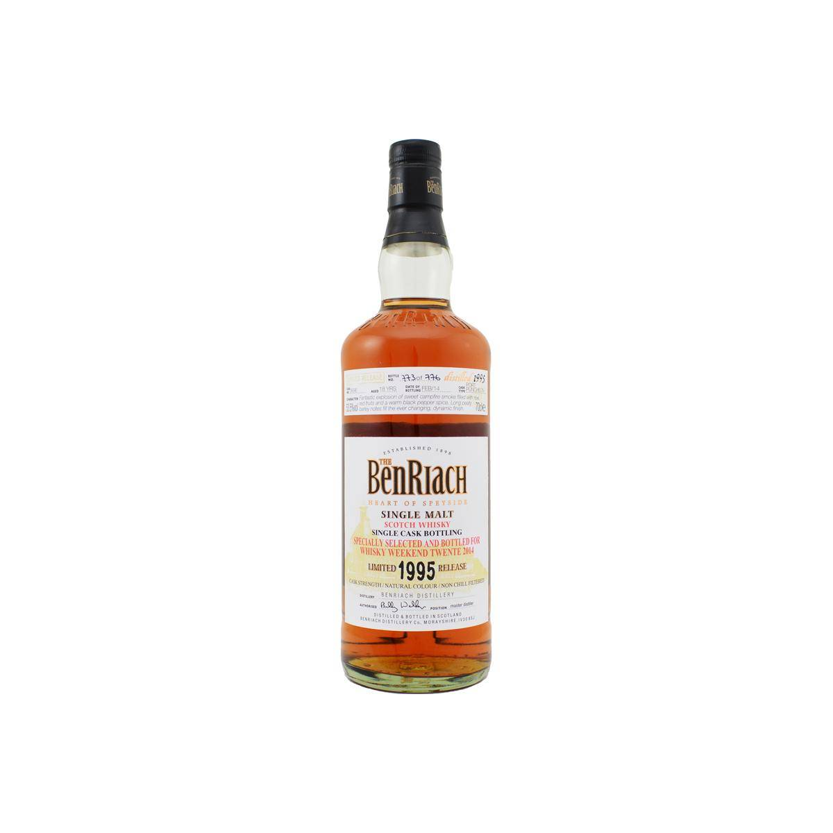 BenRiach Individual Cask Bottling 1995 18 Years Single Malt Whisky 3