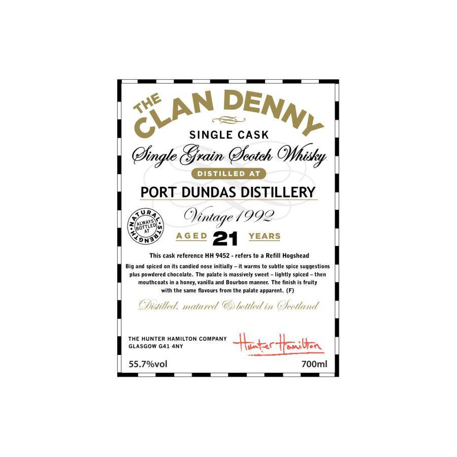 Port Dundas 1992 21 Years Single Grain Whisky