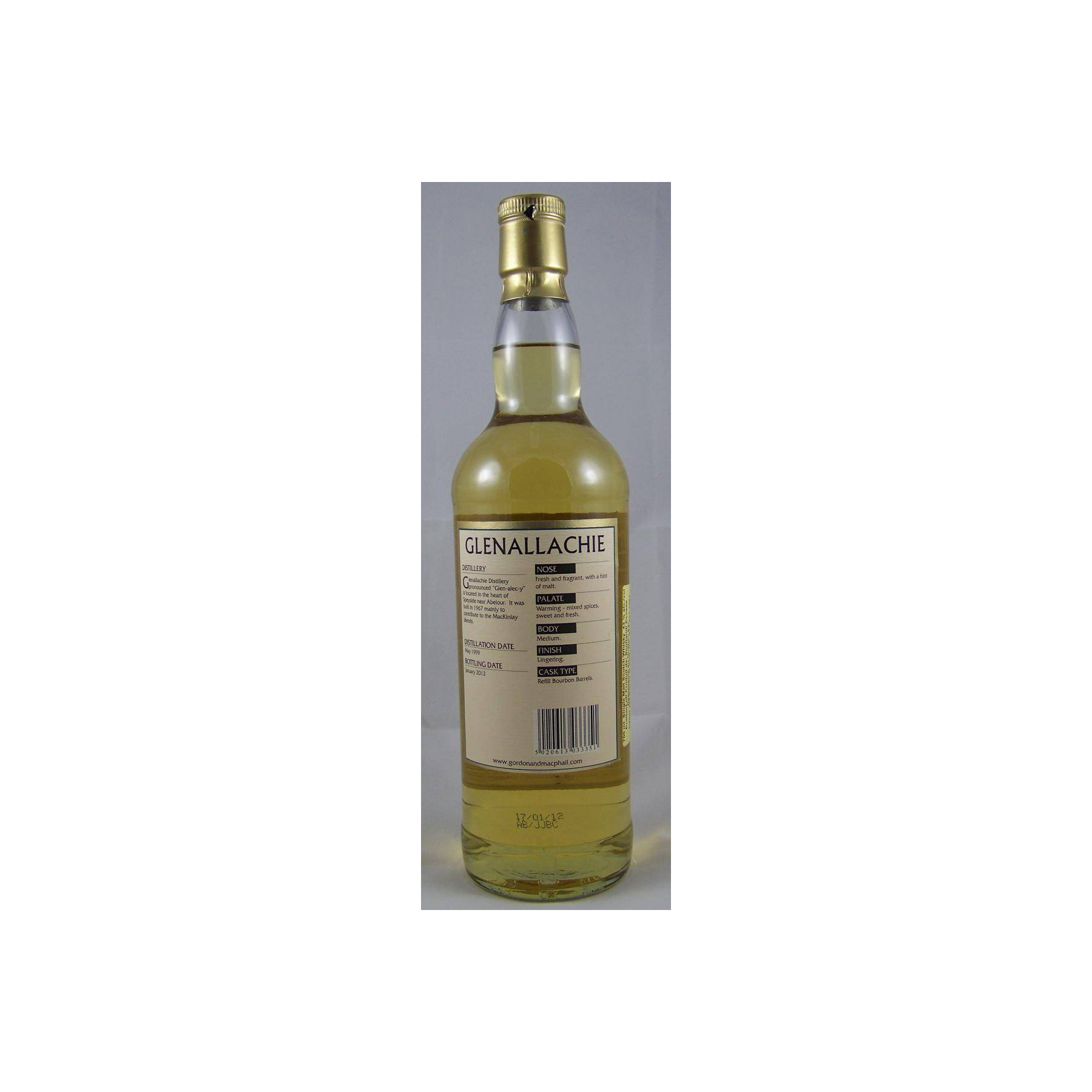 The GlenAllachie Connoisseurs Choice 1999 12 Years Single Malt Whisky 2
