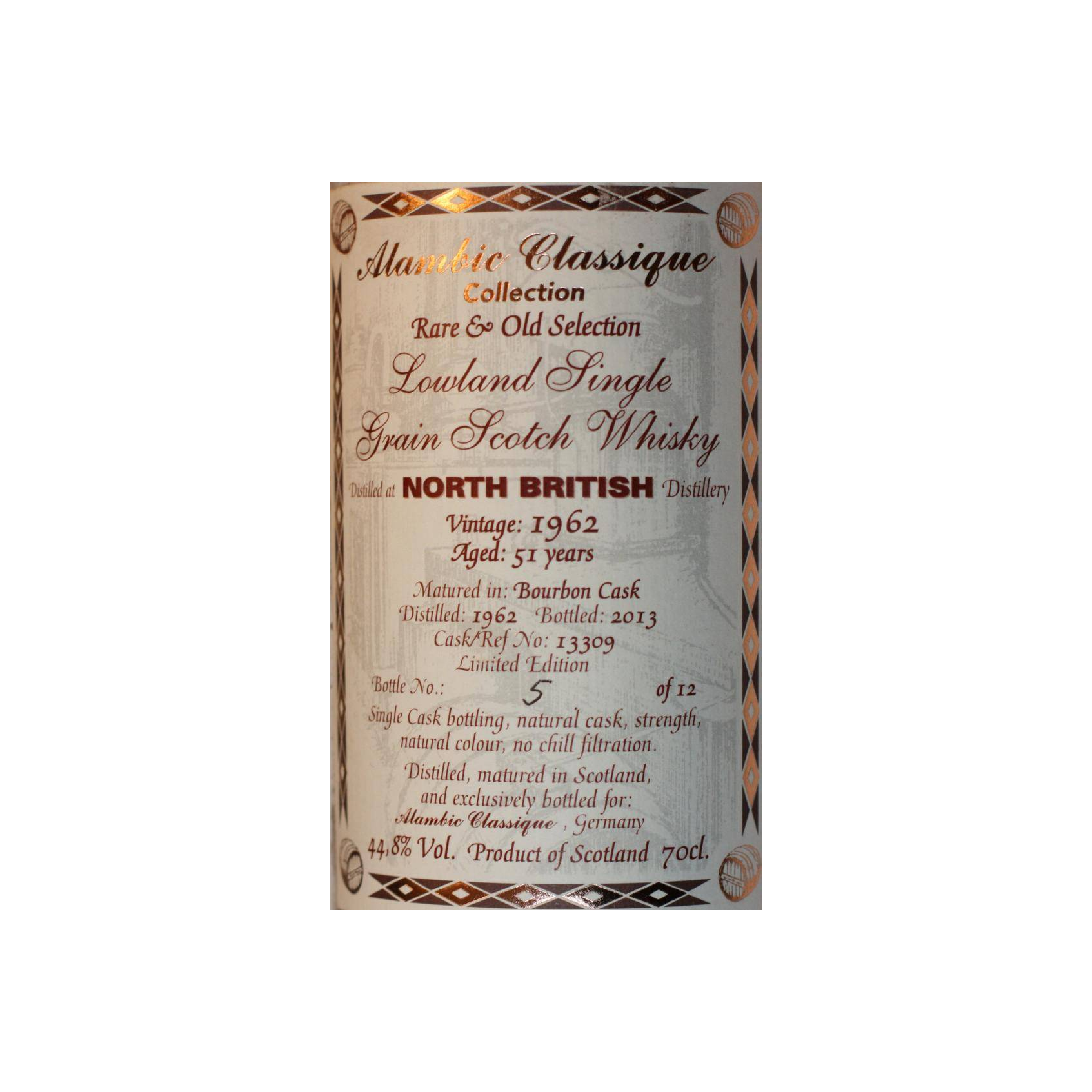 North British 1962 51 Years Single Grain Whisky