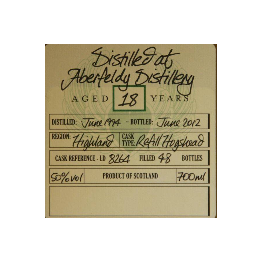 Aberfeldy 1994 18 Years Single Malt Whisky