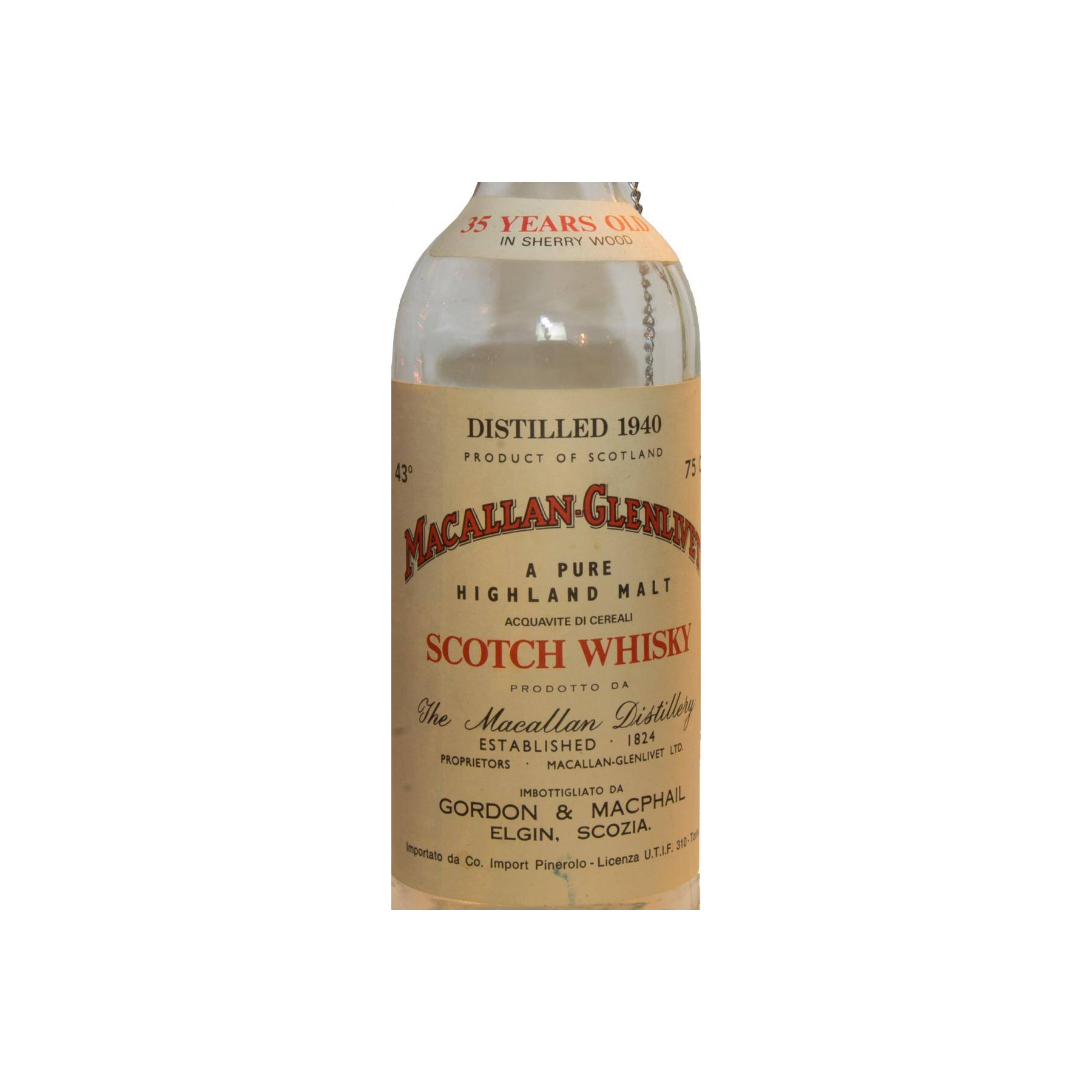 The Macallan 1940 35 Years Single Malt Whisky