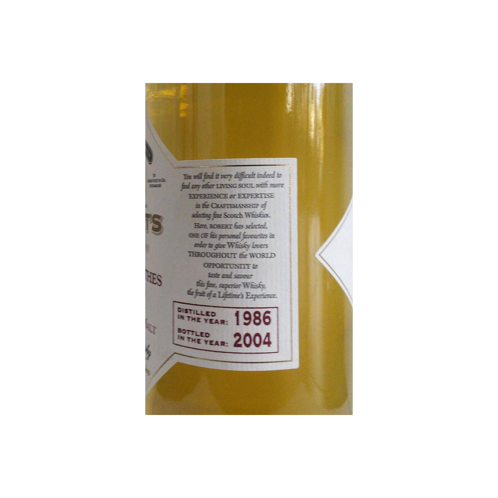 The Glenrothes 1986 18 Years Single Malt Whisky 3