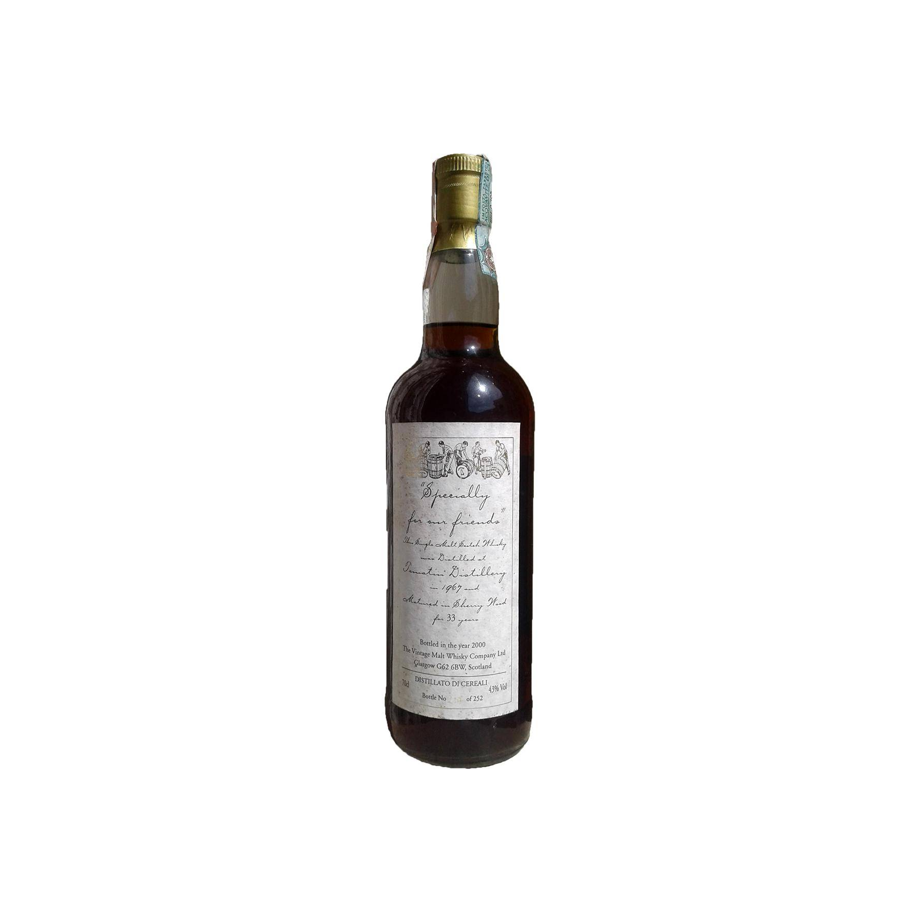 Tomatin The Cooper's Choice 1967 33 Years Single Malt Whisky