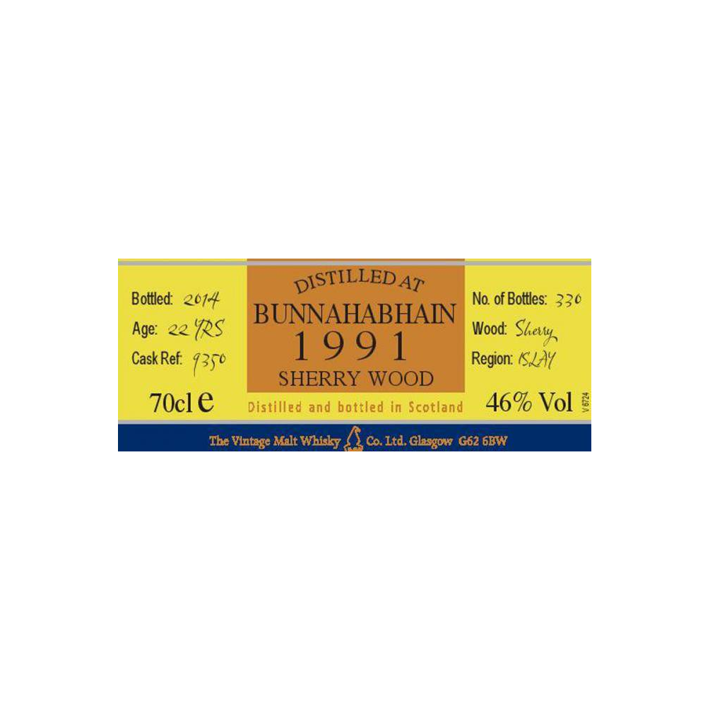 Bunnahabhain The Cooper's Choice 1991 22 Years Single Malt Whisky