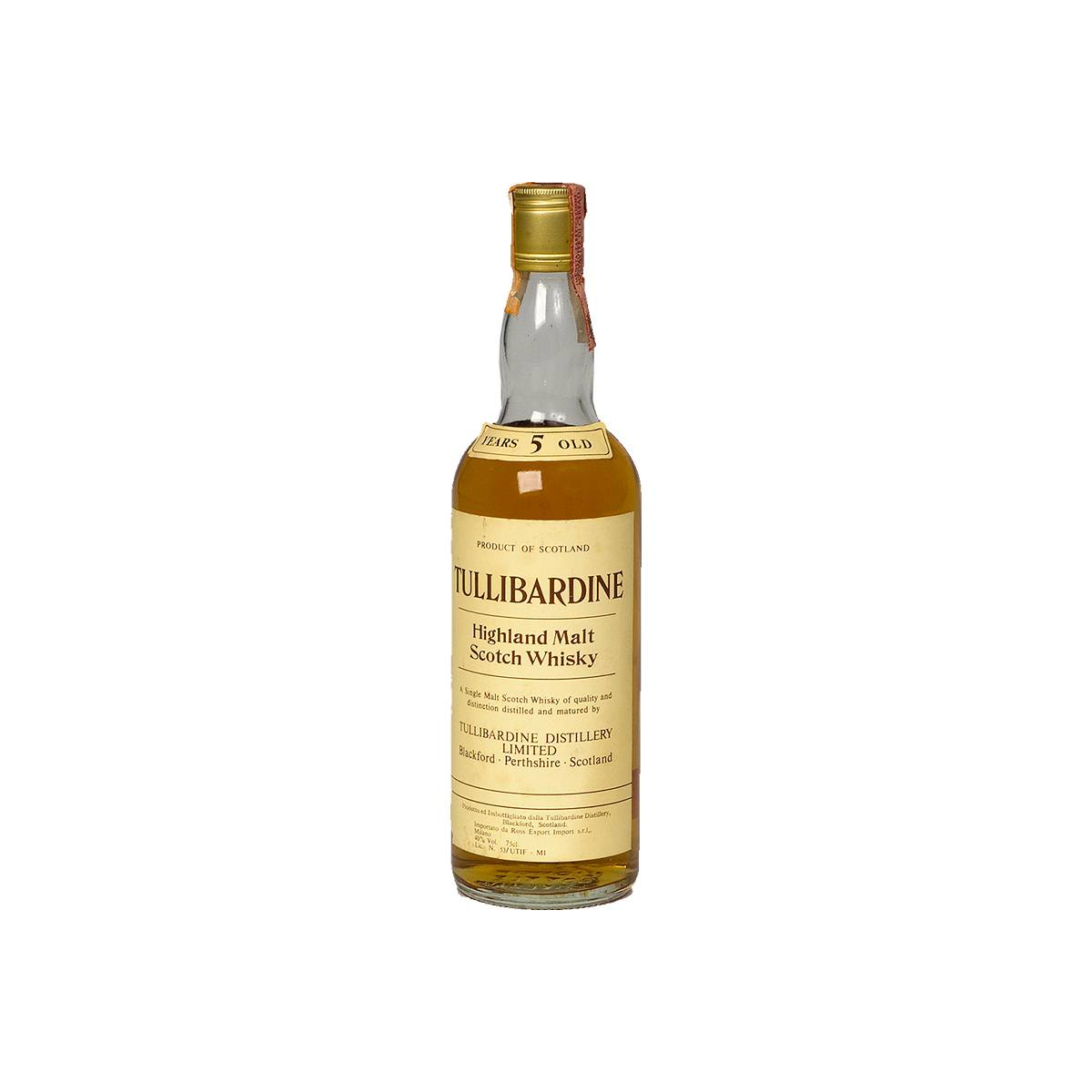 Tullibardine 1970 5 Years Single Malt Whisky
