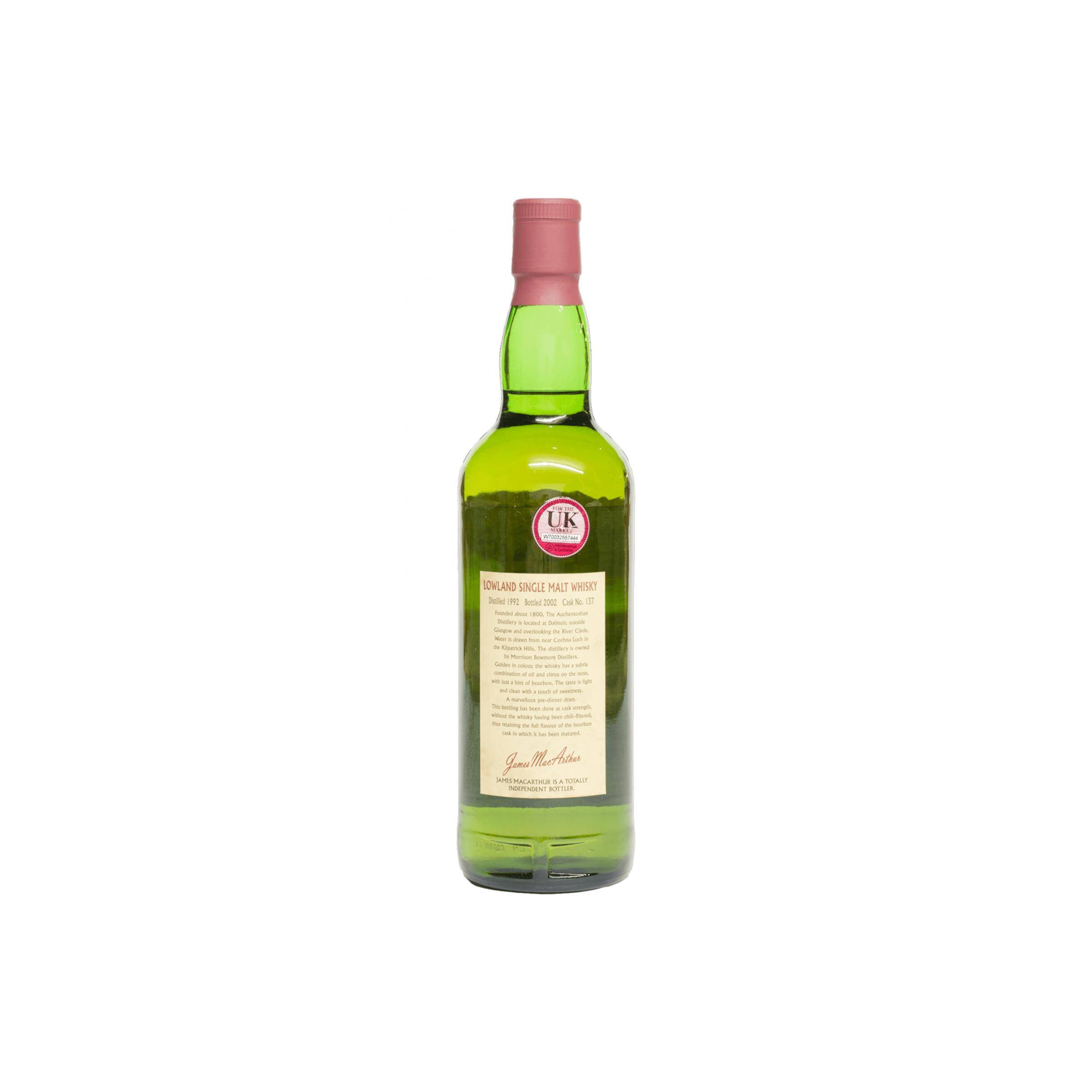 Auchentoshan 1992 10 Years Single Malt Whisky 2