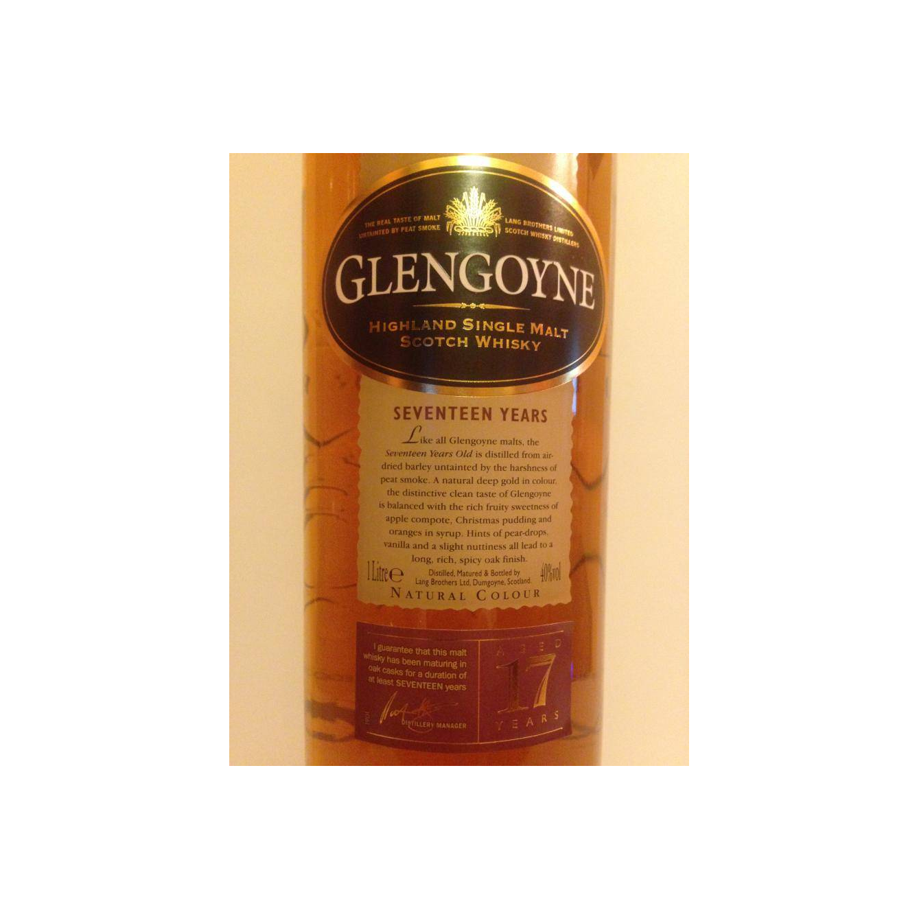 Glengoyne 17 Years Single Malt Whisky 3