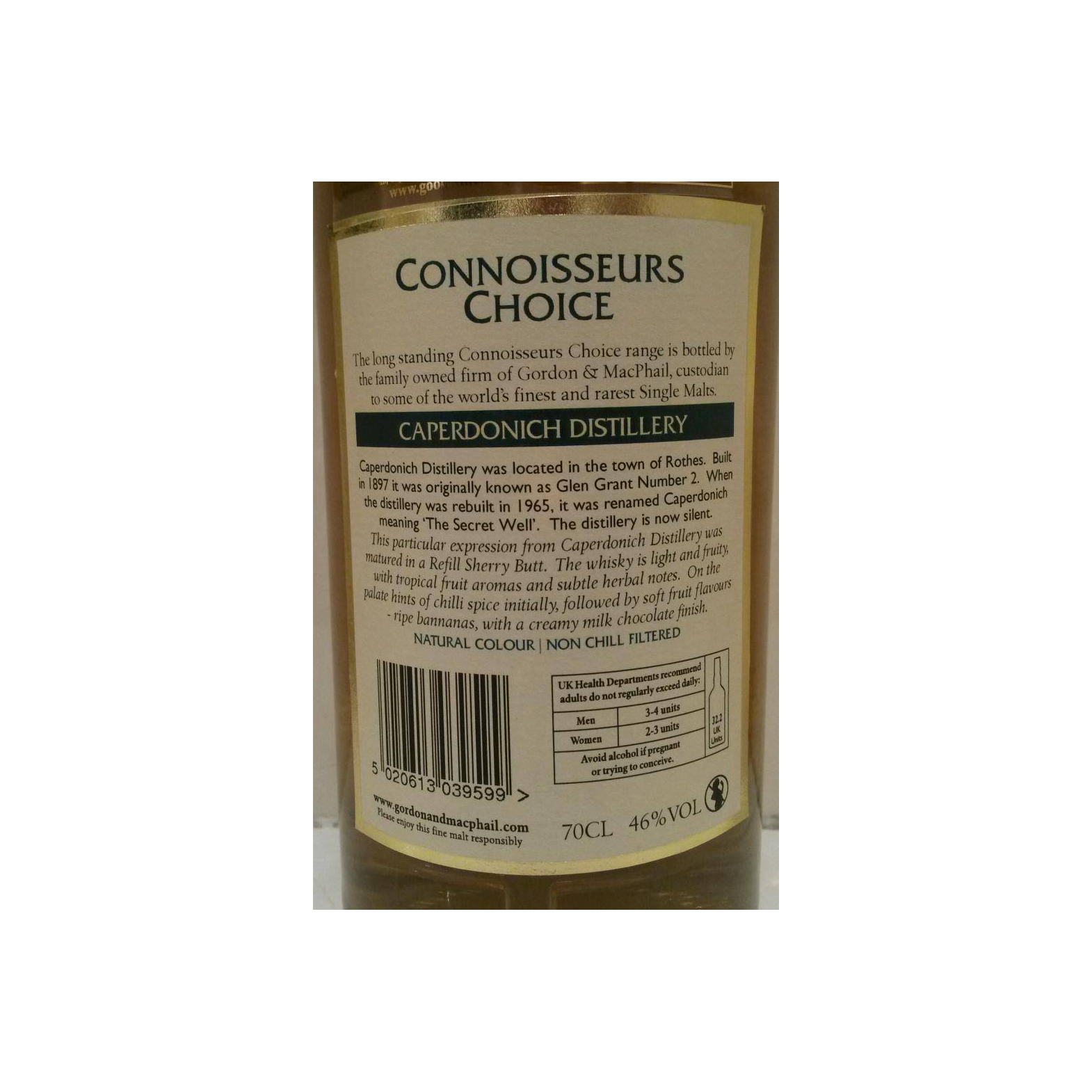 Caperdonich Connoisseurs Choice 1999 13 Years Single Malt Whisky 3