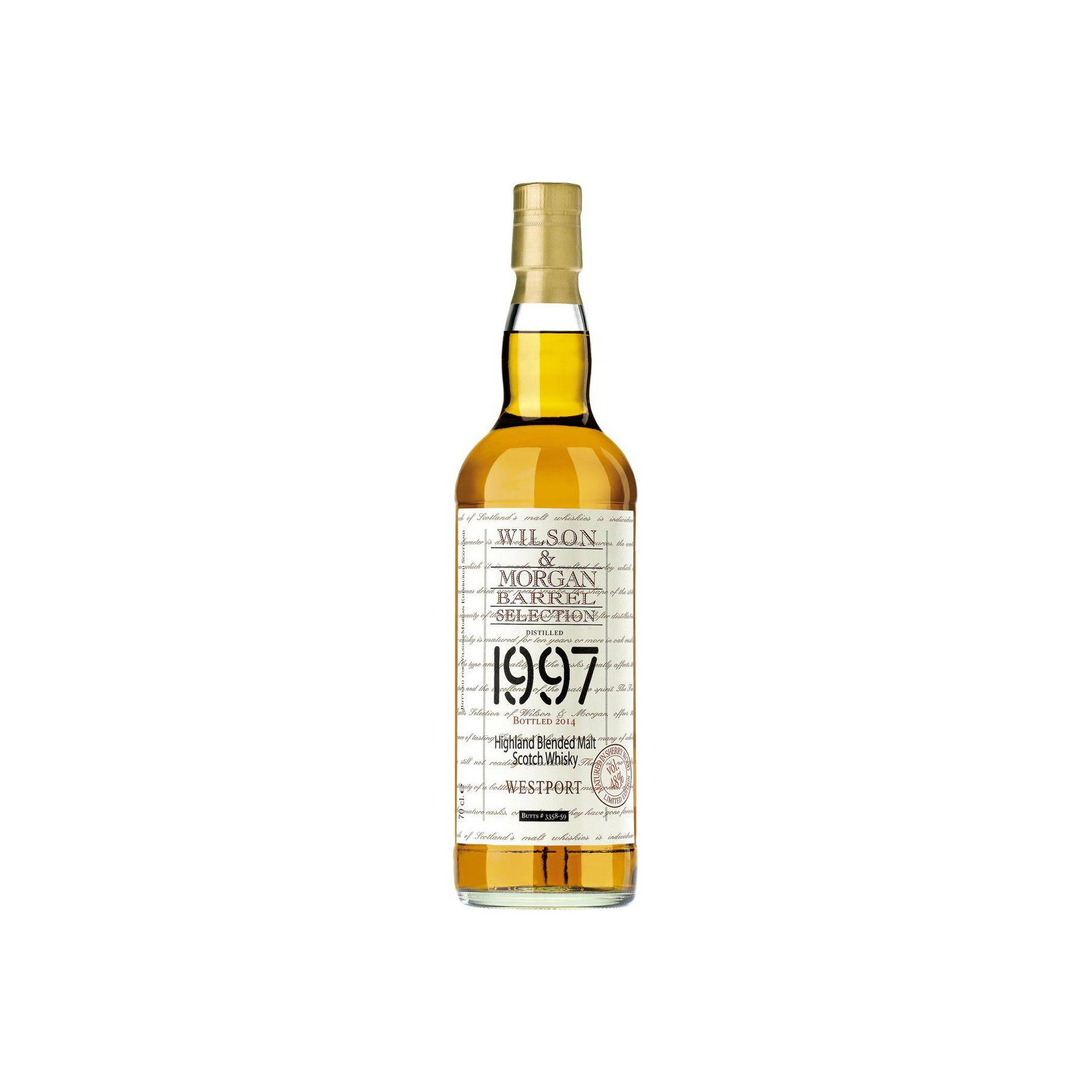 Wilson & Morgan Barrel Selection 1997 16 Years Blended Malt Whisky 2