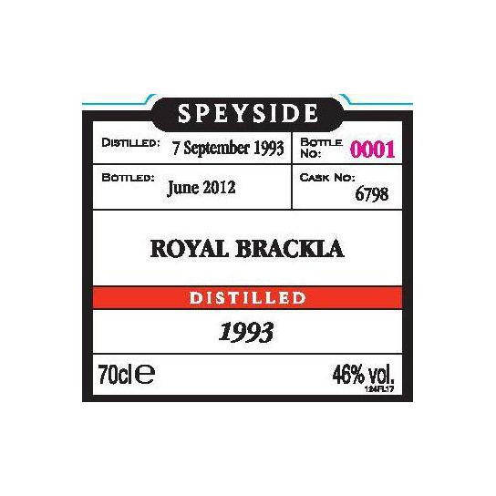 Royal Brackla 1993 18 Years Single Malt Whisky 3