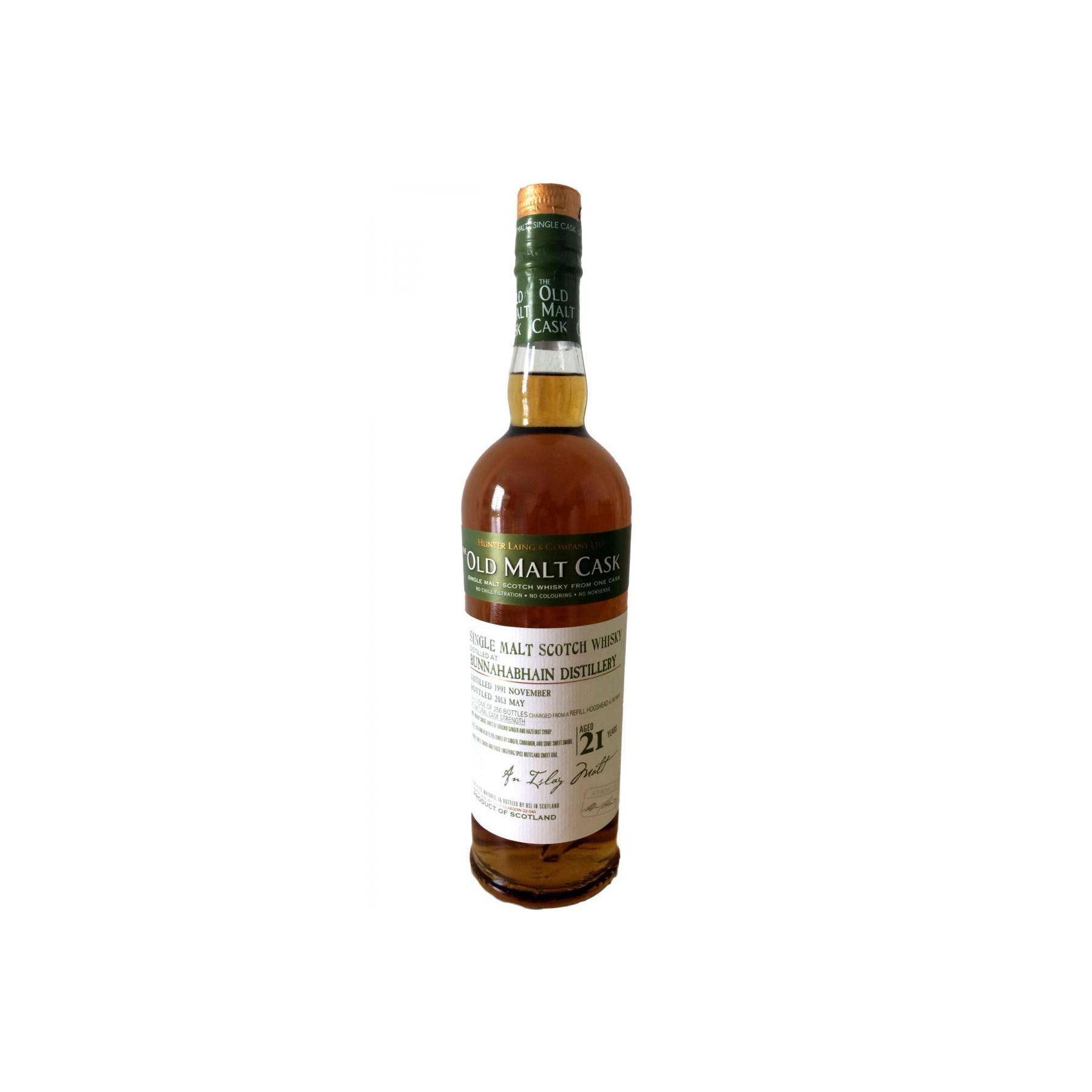 Bunnahabhain Old Malt Cask 1991 21 Years Single Malt Whisky