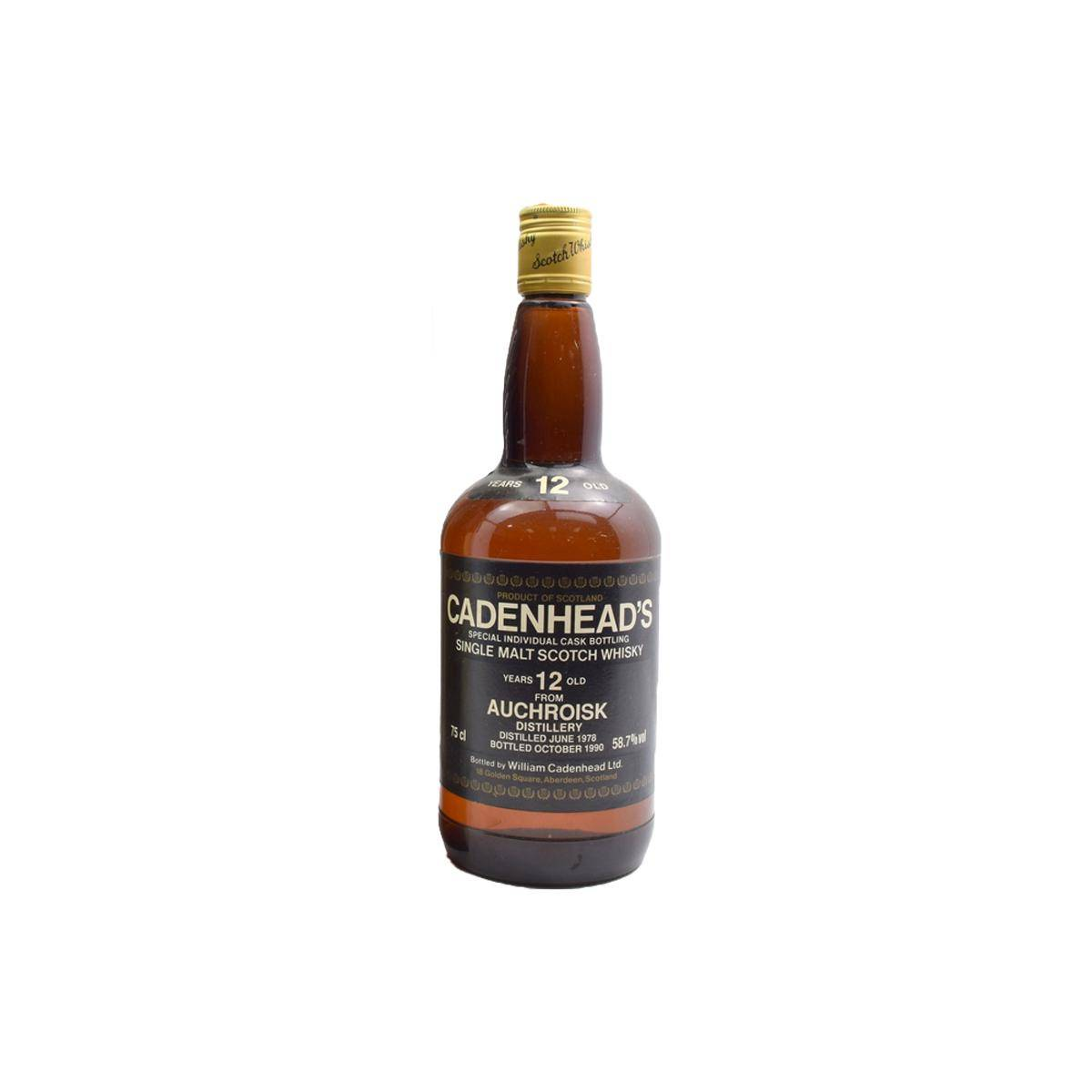 Auchroisk 1978 12 Years Single Malt Whisky
