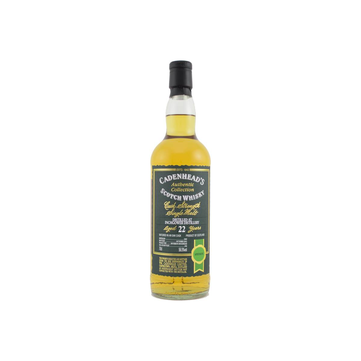 Inchgower Authentic Collection 1989 22 Years Single Malt Whisky