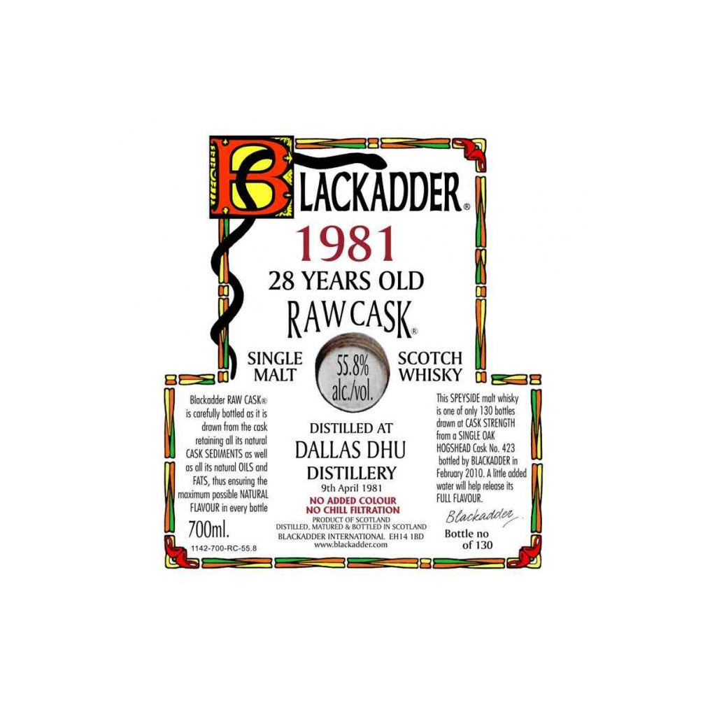 Dallas Dhu Raw Cask 1981 28 Years Single Malt Whisky 2