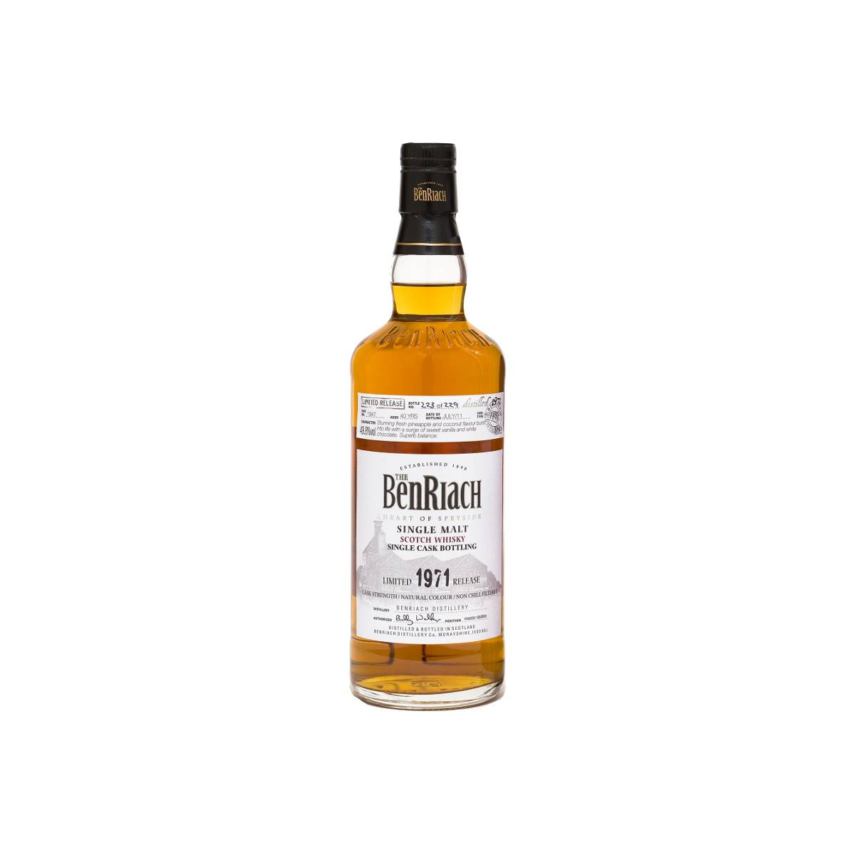 BenRiach 1971 40 Years Single Malt Whisky