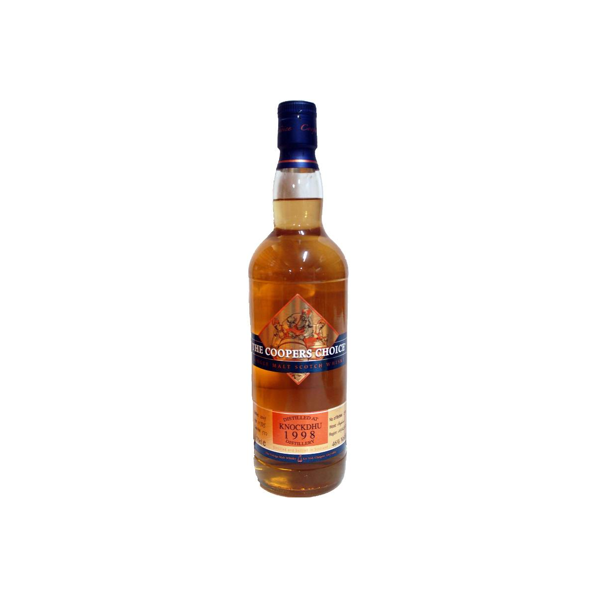 The Knockdhu The Cooper's Choice 1998 11 Years Single Malt Whisky
