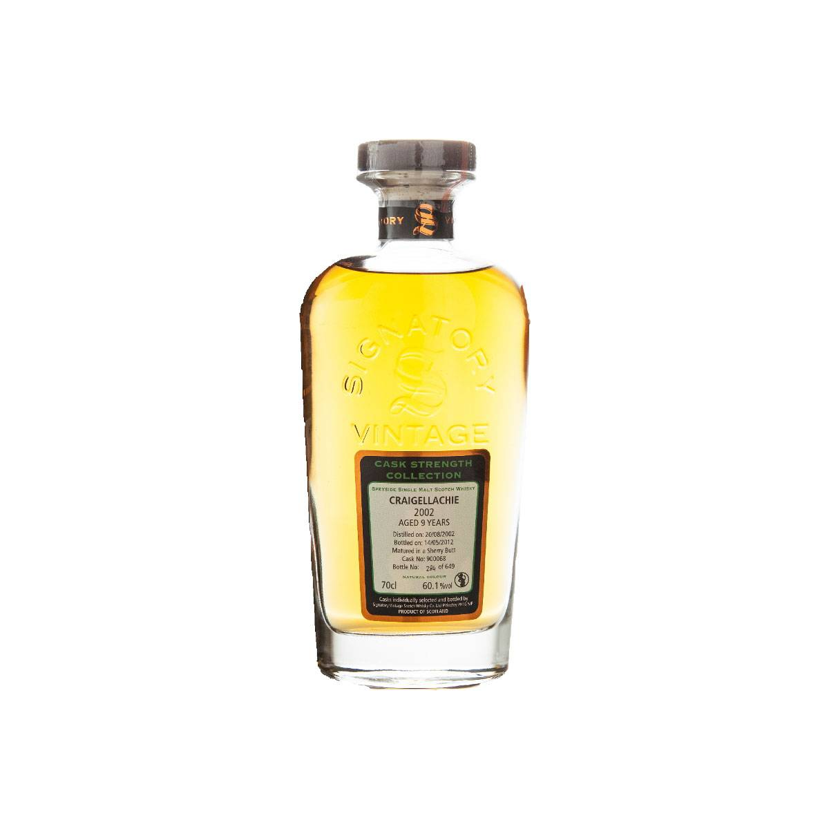 Craigellachie Cask Strength Collection 2002 9 Years Single Malt Whisky
