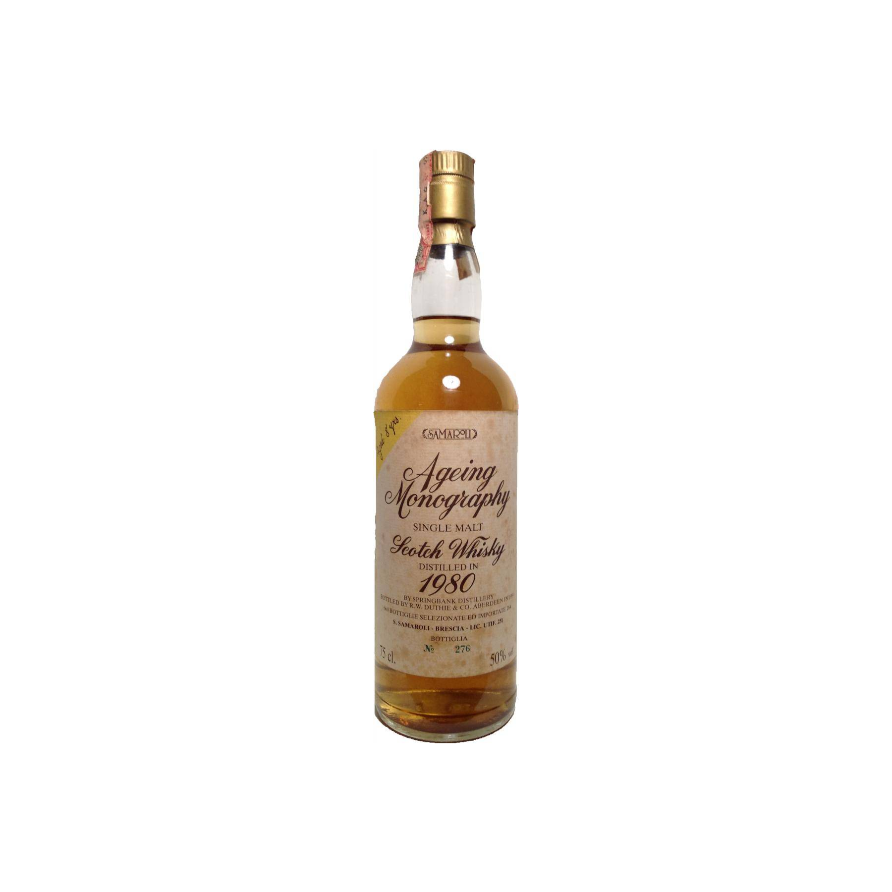 Springbank 1980 8 Years Single Malt Whisky