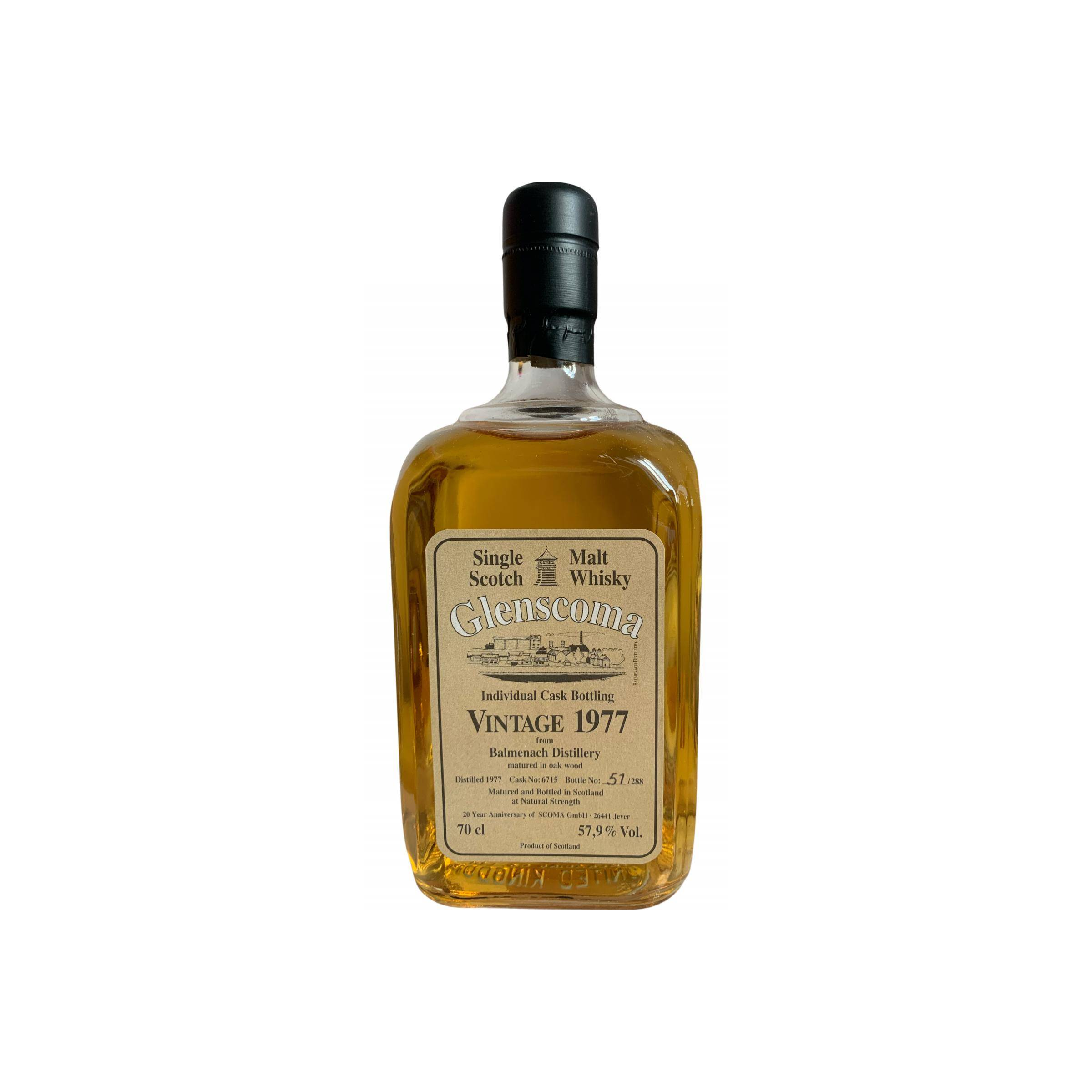 Balmenach 1977 20 Years Single Malt Whisky