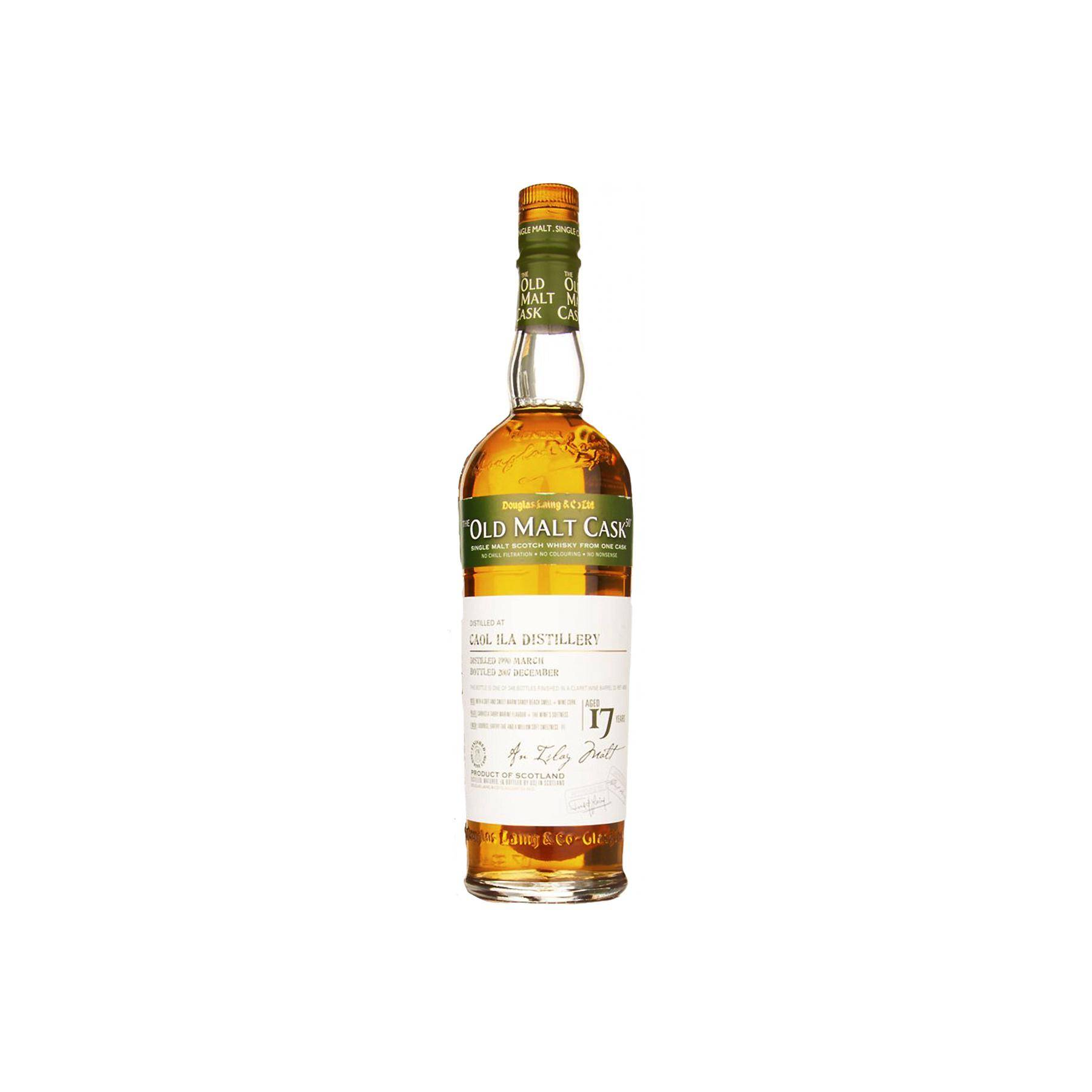 Caol Ila Old Malt Cask 1990 17 Years Single Malt Whisky