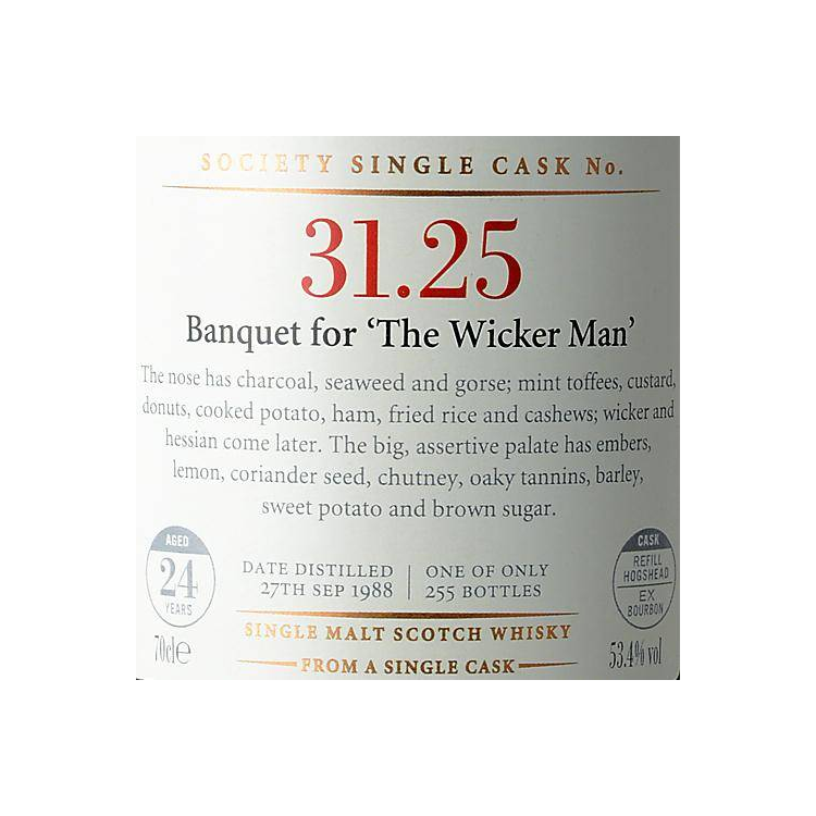 The Scotch Malt Whisky Society 1988 24 Years Single Malt Whisky 2