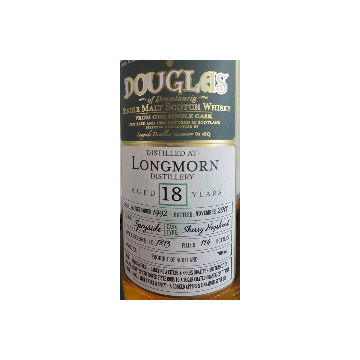 Longmorn 1992 18 Years Single Malt Whisky 3