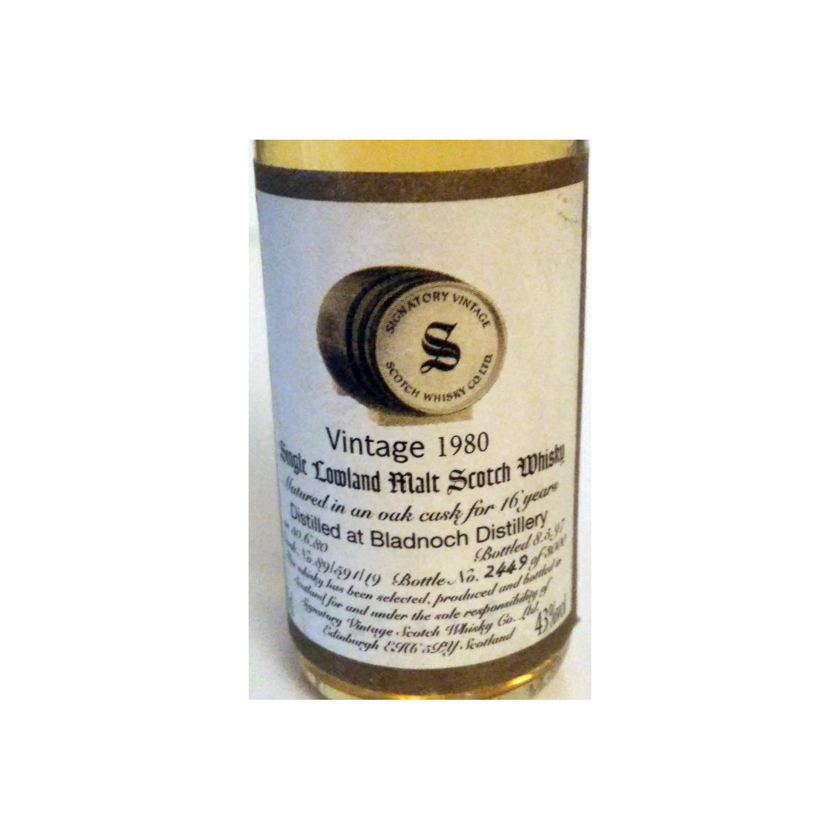 Bladnoch Vintage Collection 1980 16 Years Single Malt Whisky 2