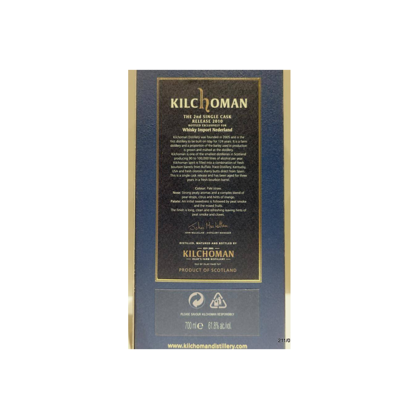 Kilchoman 2007 3 Years Single Malt Whisky 3