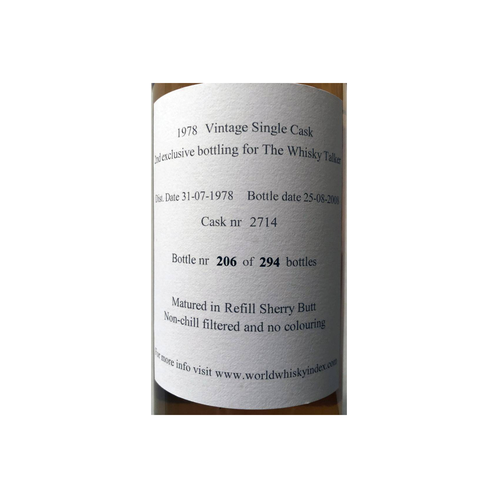 The Scotch Malt Whisky Society 1978 30 Years Single Malt Whisky 2