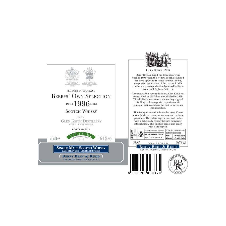 Glen Keith 1996 14 Years Single Malt Whisky 2